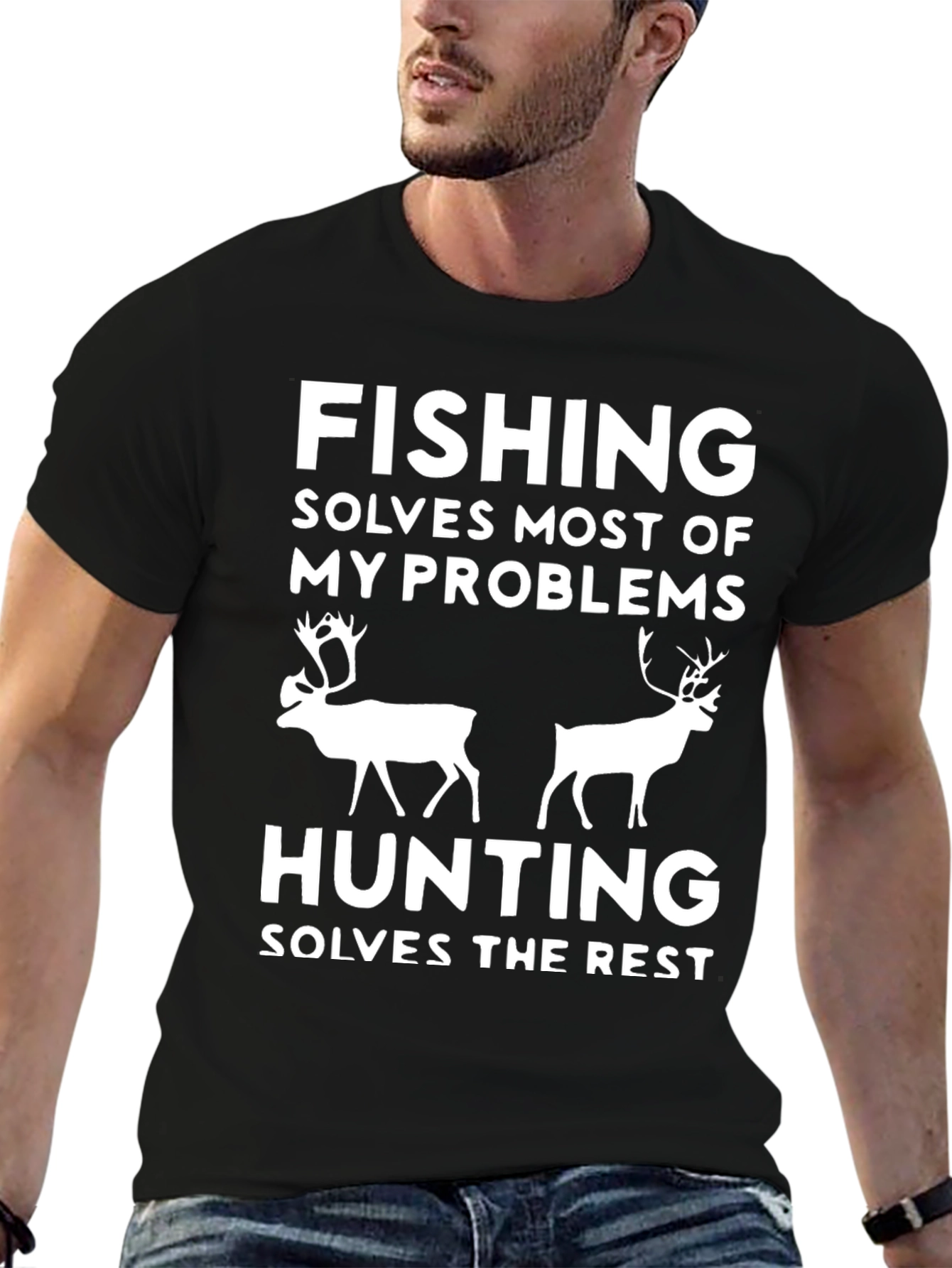 Fishing Hunting Graphic Tee