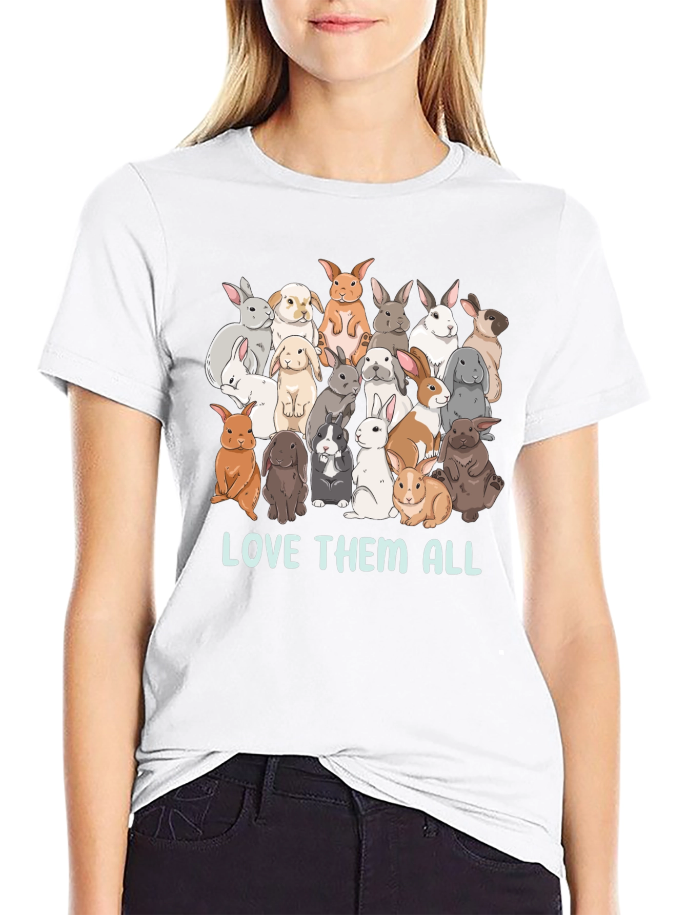 Bunny Love Graphic T-Shirt - Unisex
