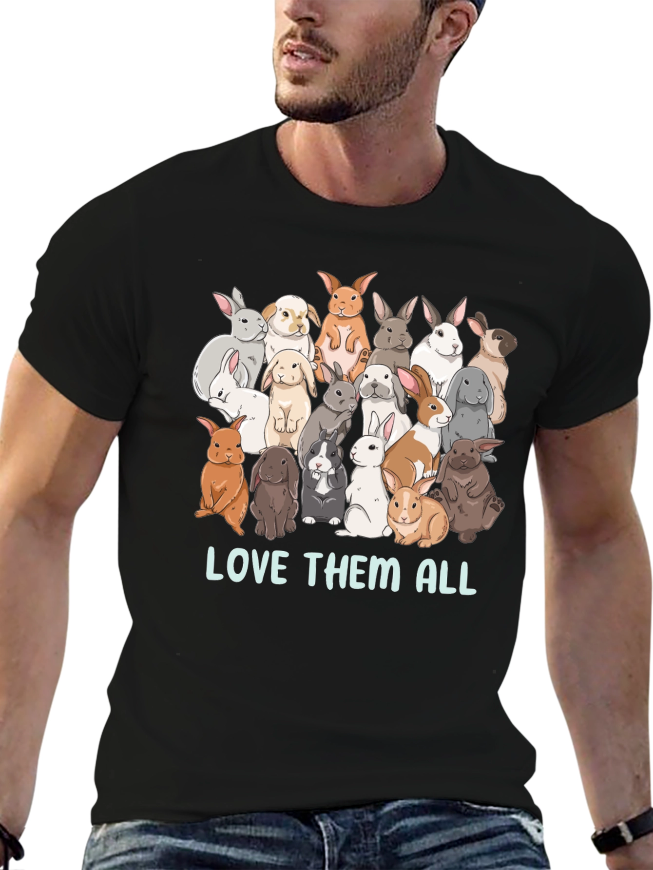 Bunny Love Graphic T-Shirt - Unisex