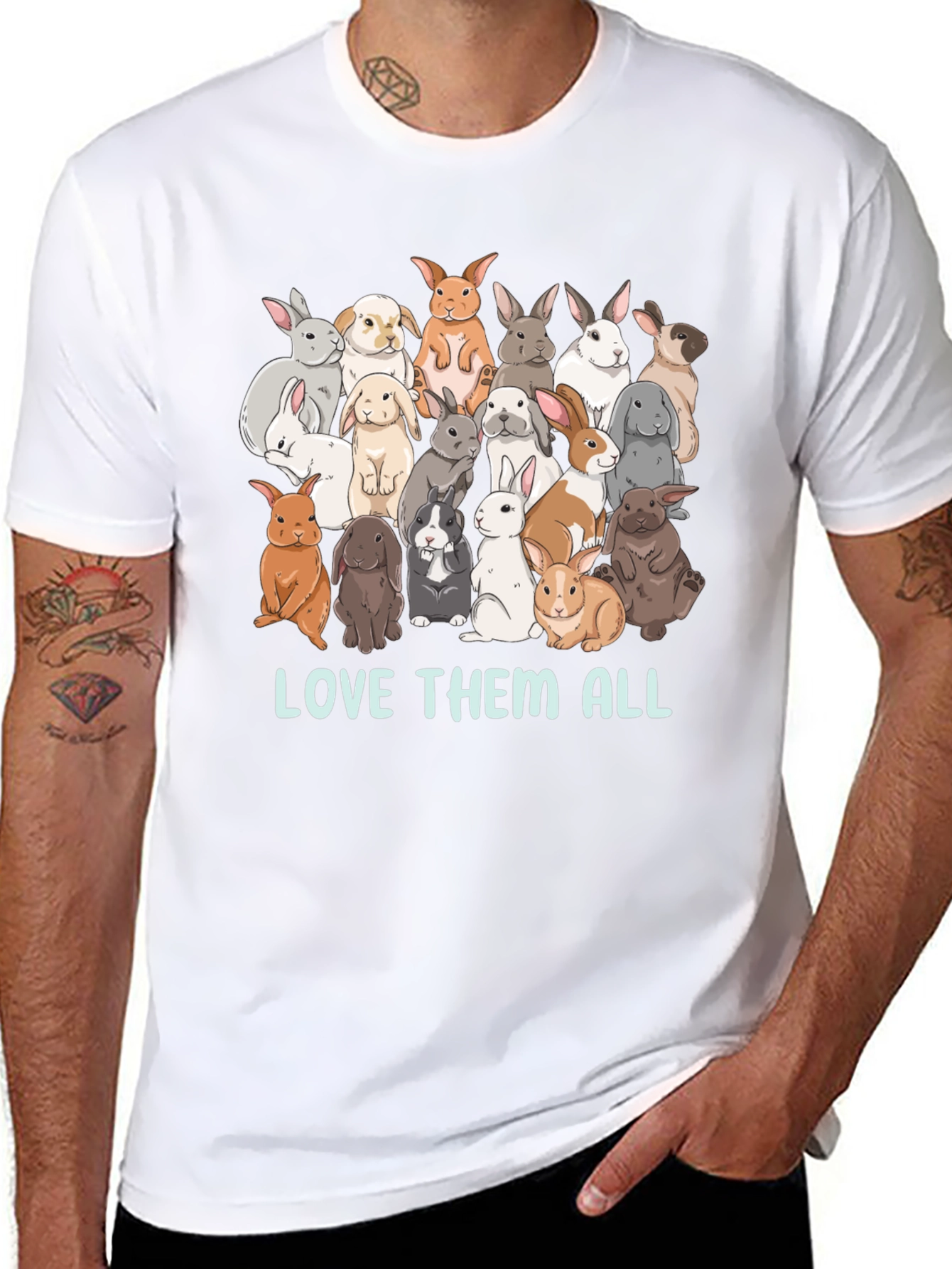 Bunny Love Graphic T-Shirt - Unisex