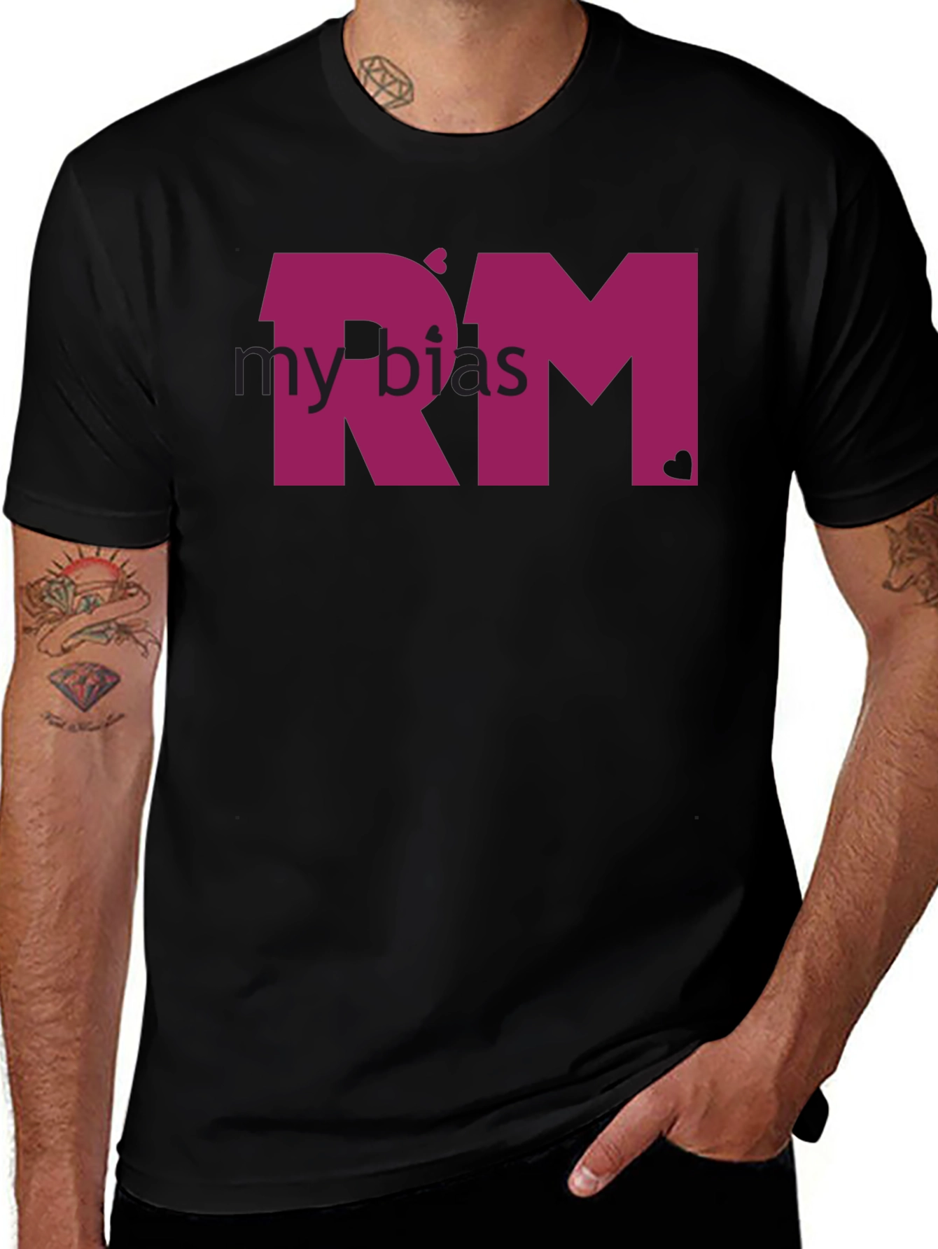 My Bias RM Tee - Black Cotton Blend