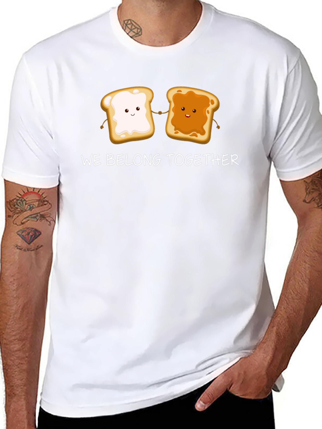 We Belong Together T-Shirt - Cute Foodie Tee