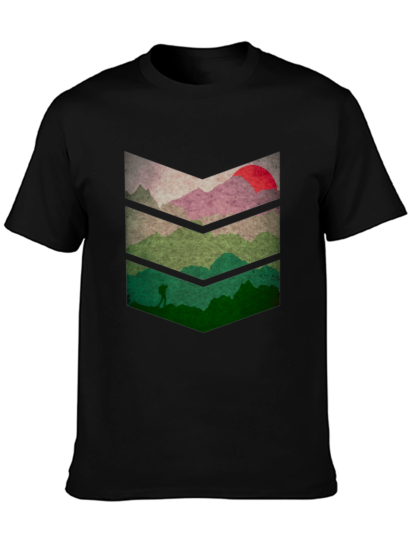 Mountainscape Graphic Tee - Nature Adventure Shirt