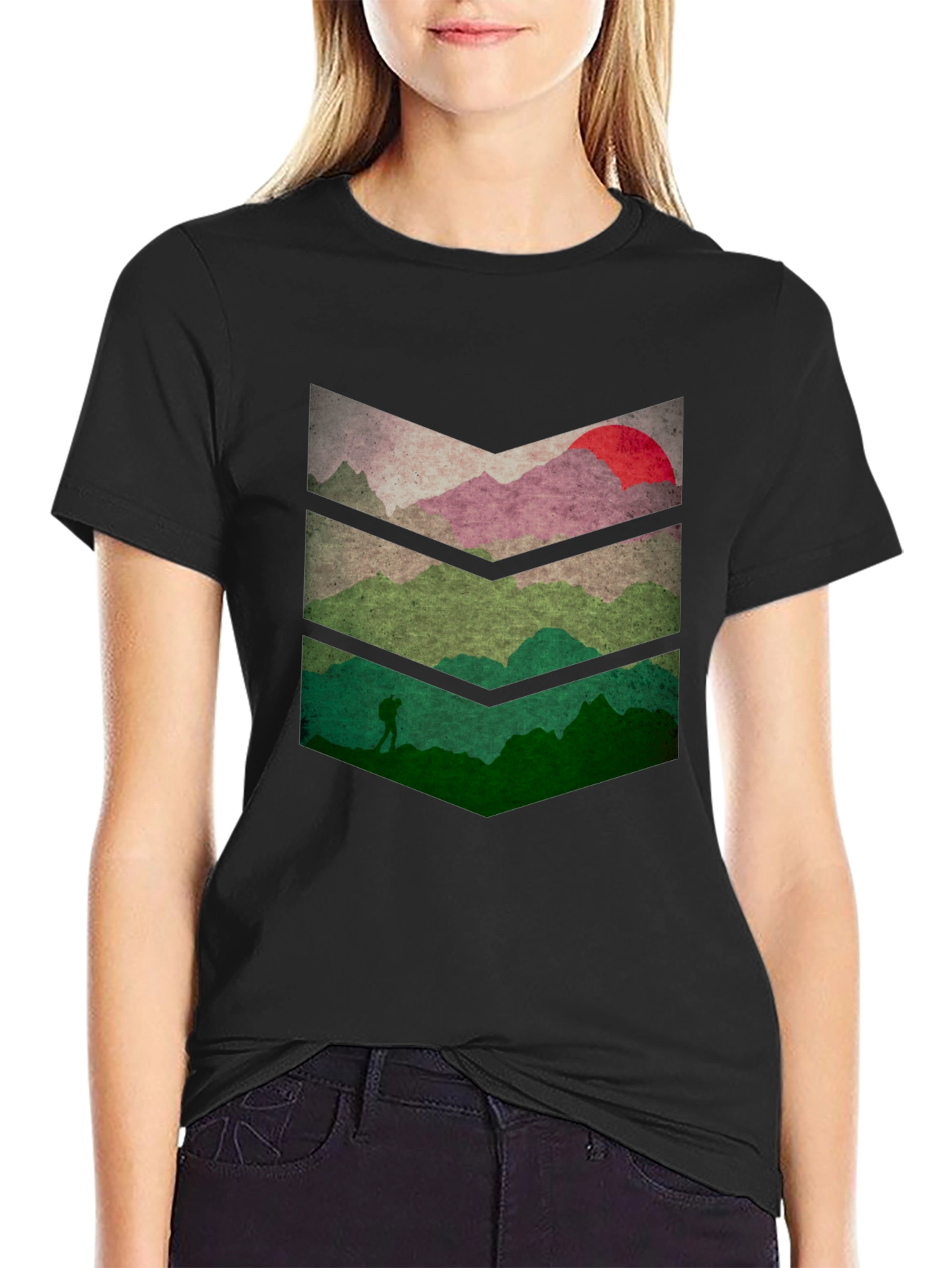 Mountainscape Graphic Tee - Nature Adventure Shirt
