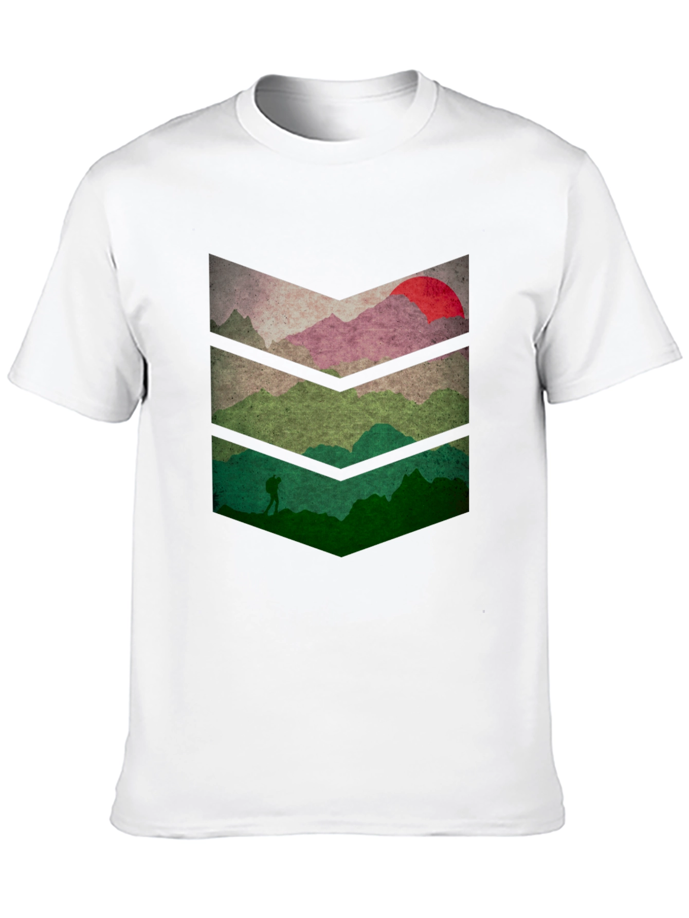 Mountainscape Graphic Tee - Nature Adventure Shirt