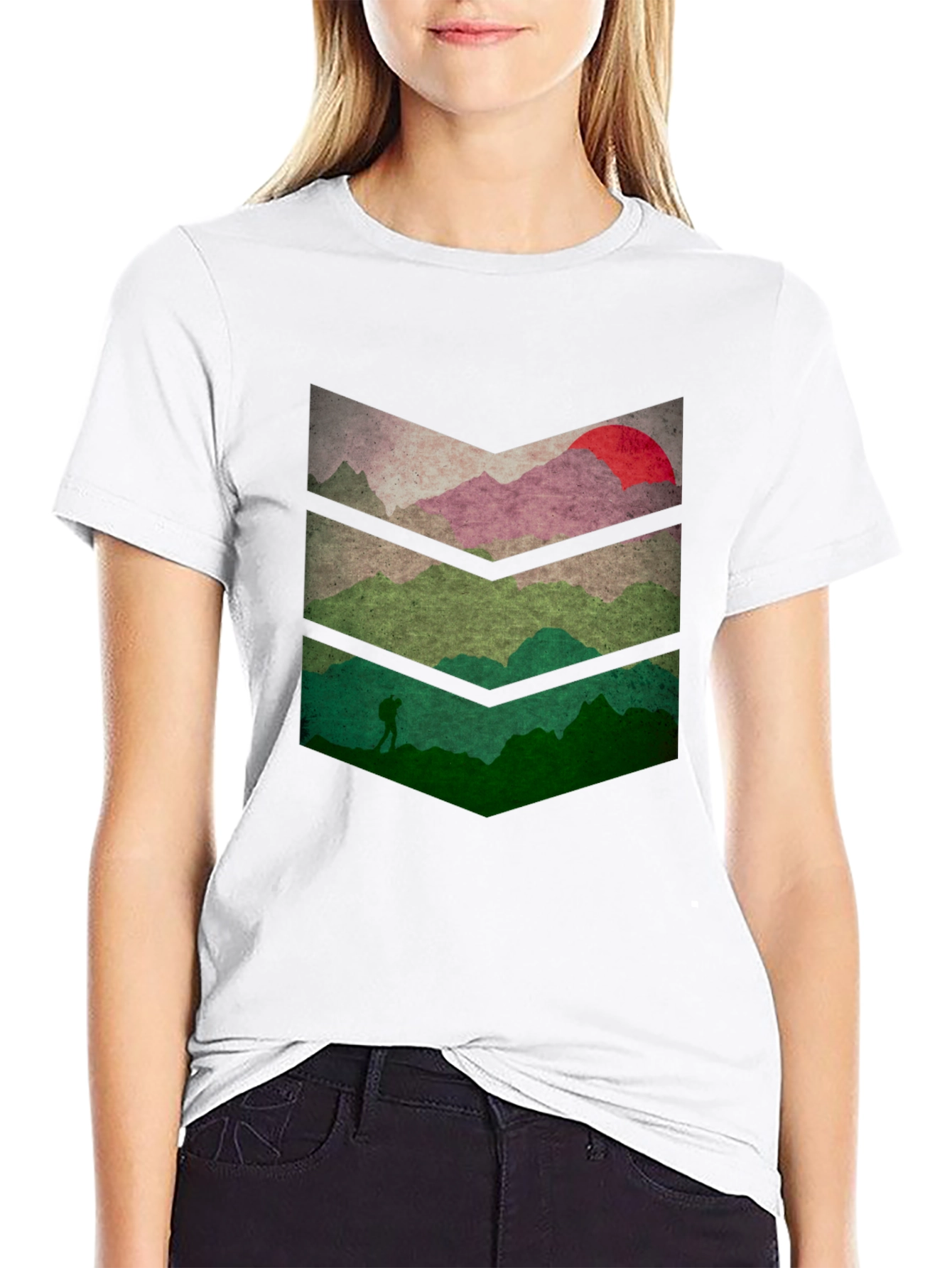 Mountainscape Graphic Tee - Nature Adventure Shirt