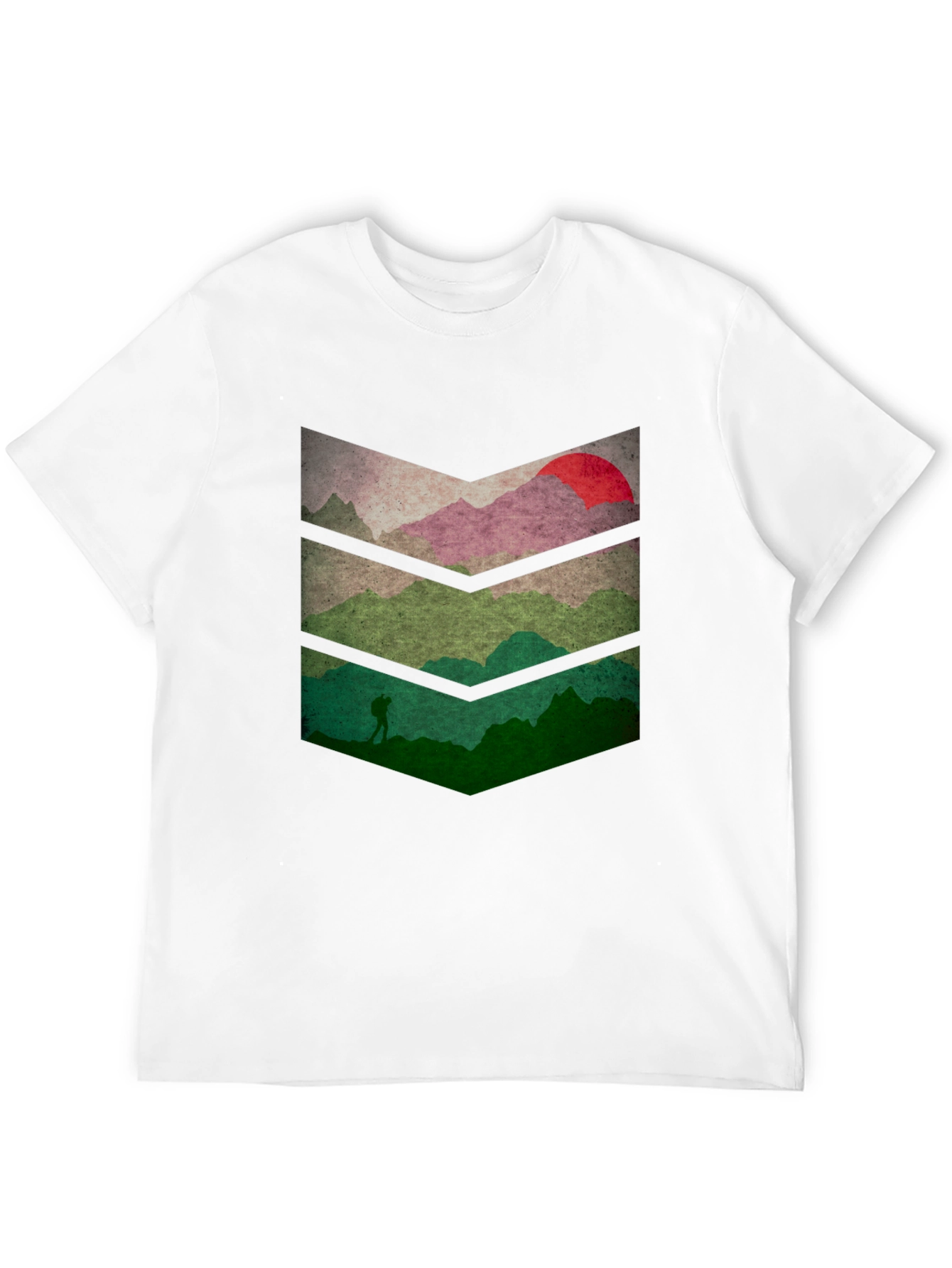 Mountainscape Graphic Tee - Nature Adventure Shirt