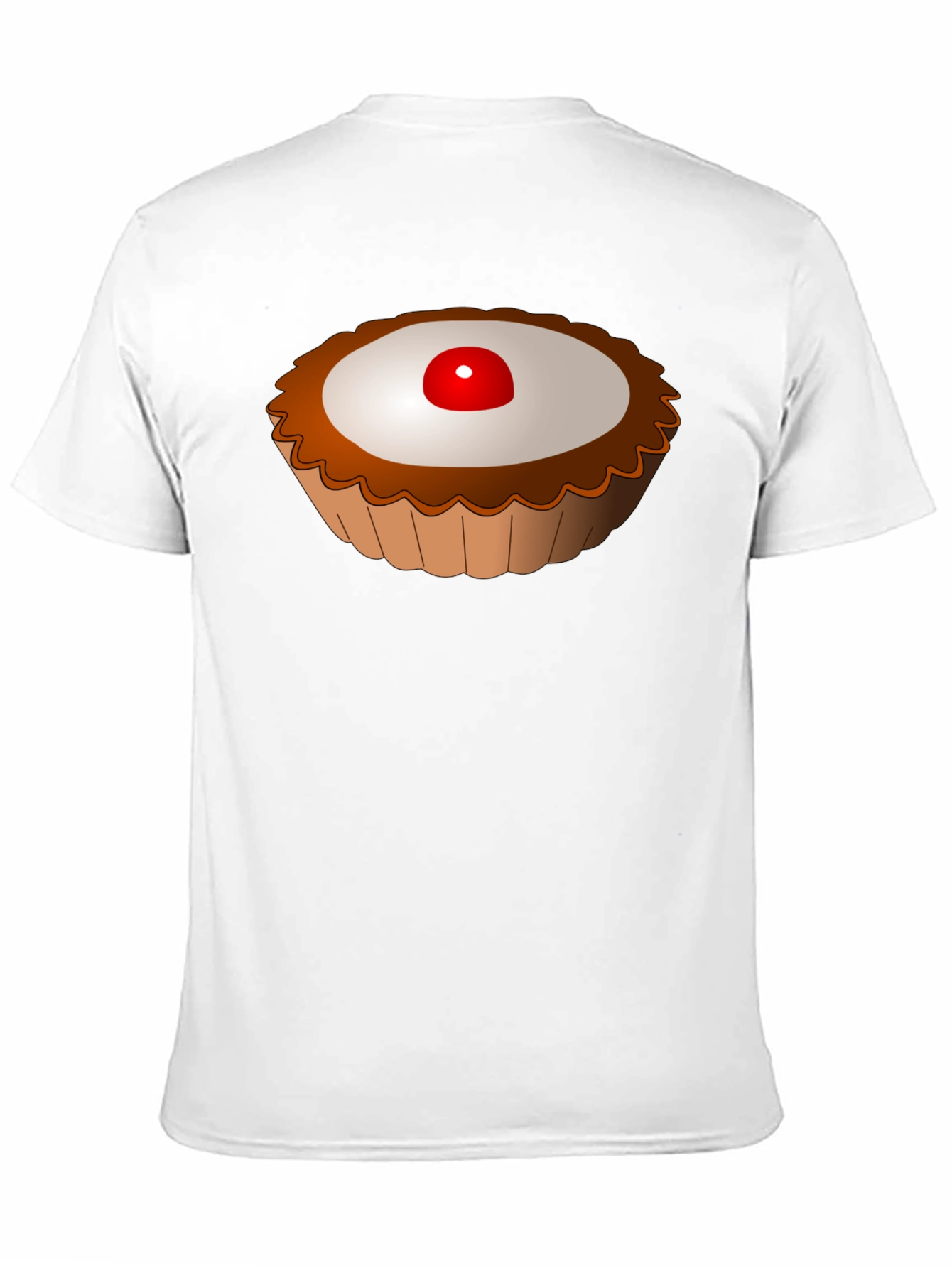 Cartoon Tart Graphic Tee - Sweet Treat Shirt