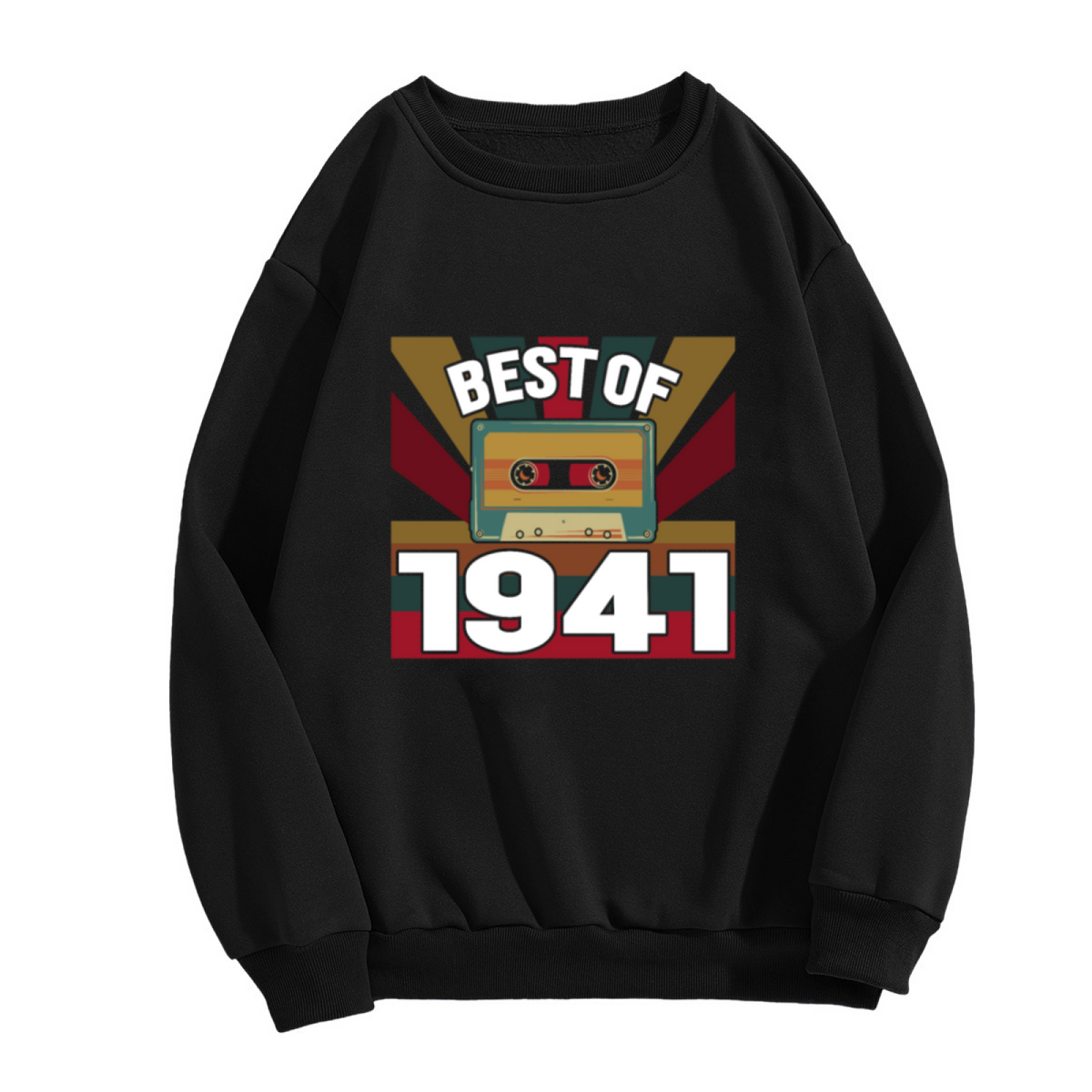 BEST OF - Retro Cassette Tape Graphic ԲÁìÎÀÒÂ | Unisex Pullover Sweatshirt