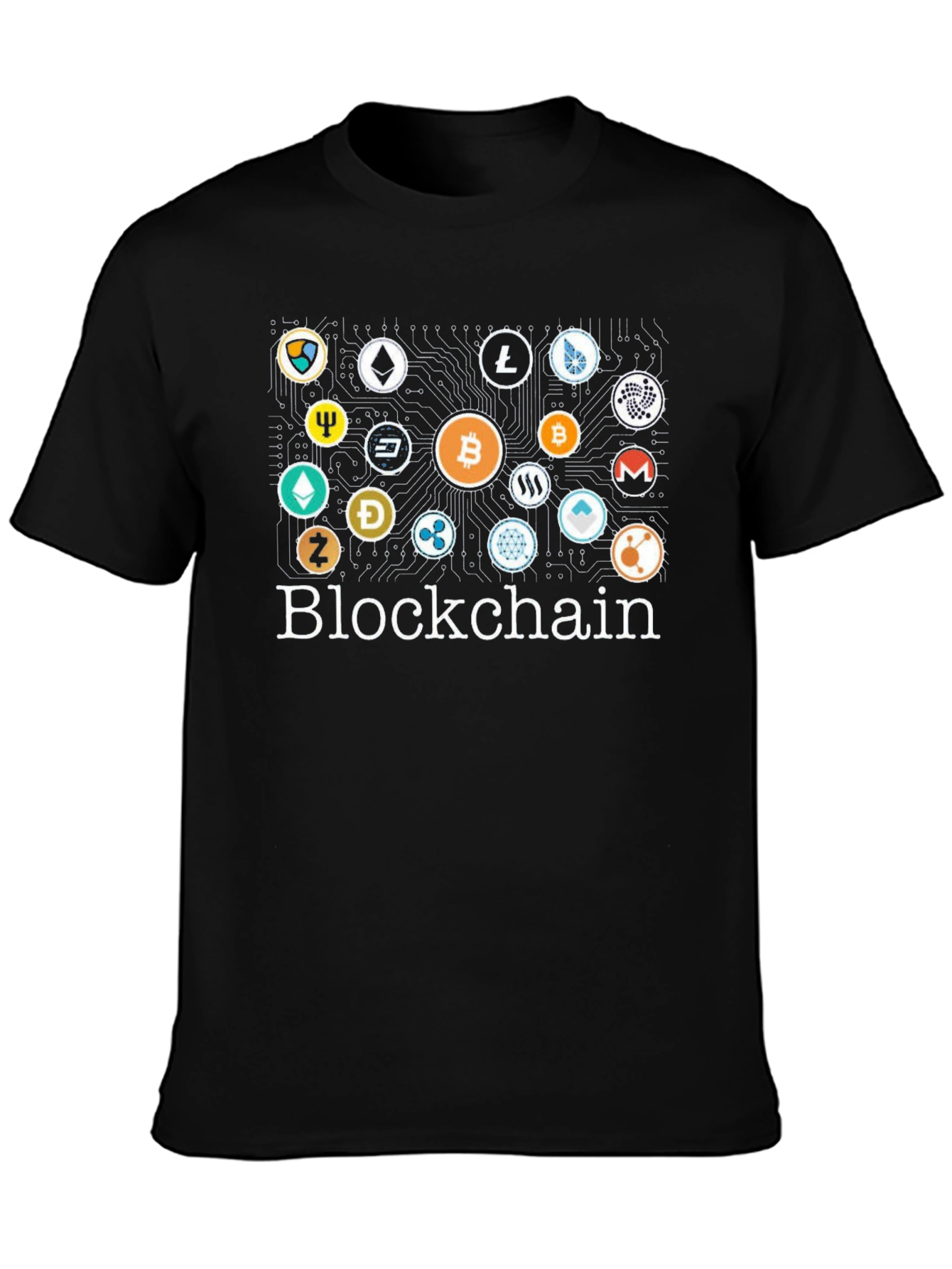 Blockchain Crypto Bitcoin T-Shirt
