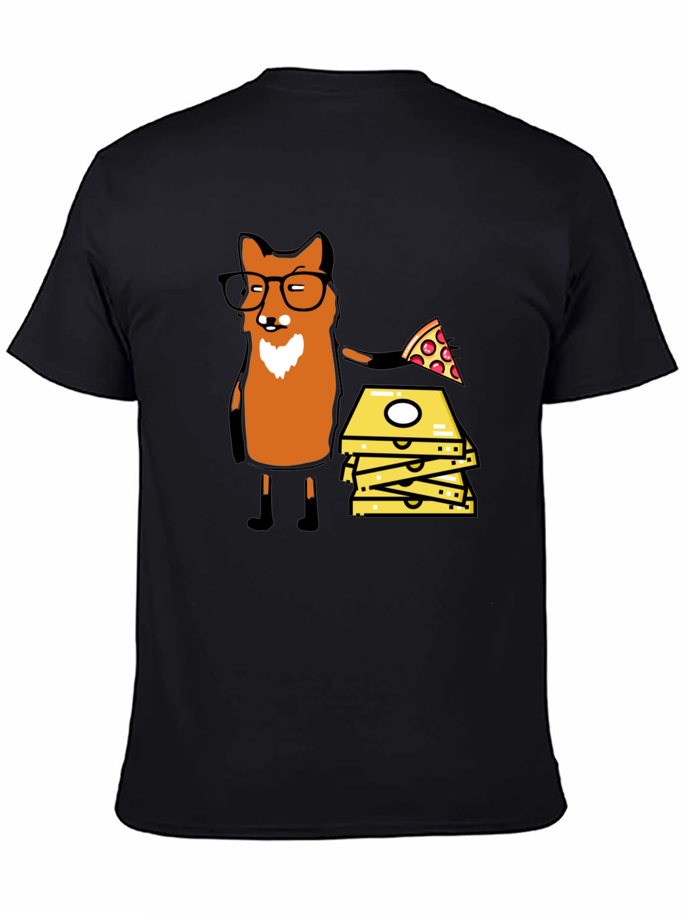 Fox Pizza Delivery T-Shirt - Funny Graphic Tee