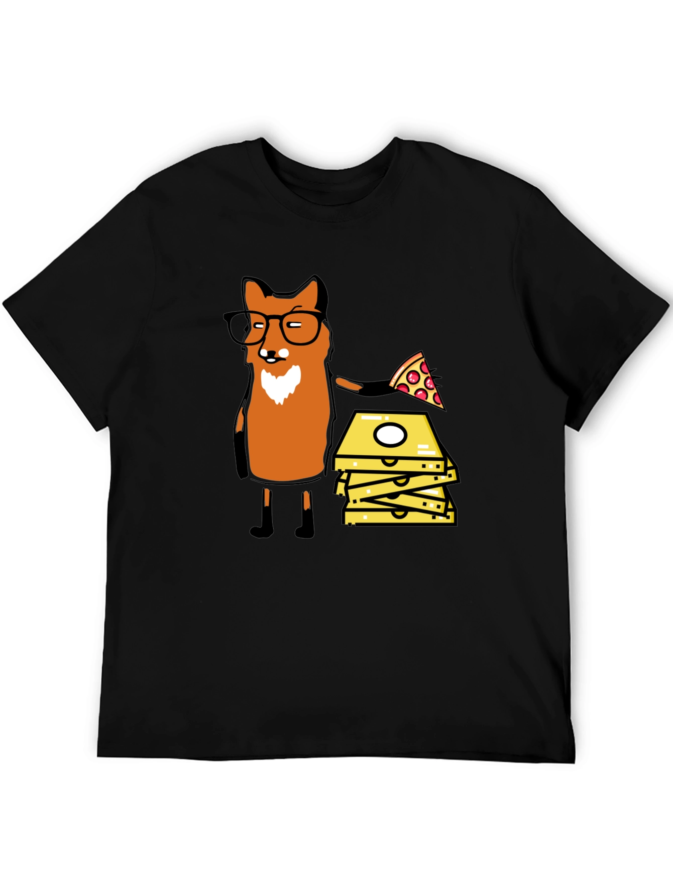 Fox Pizza Delivery T-Shirt - Funny Graphic Tee