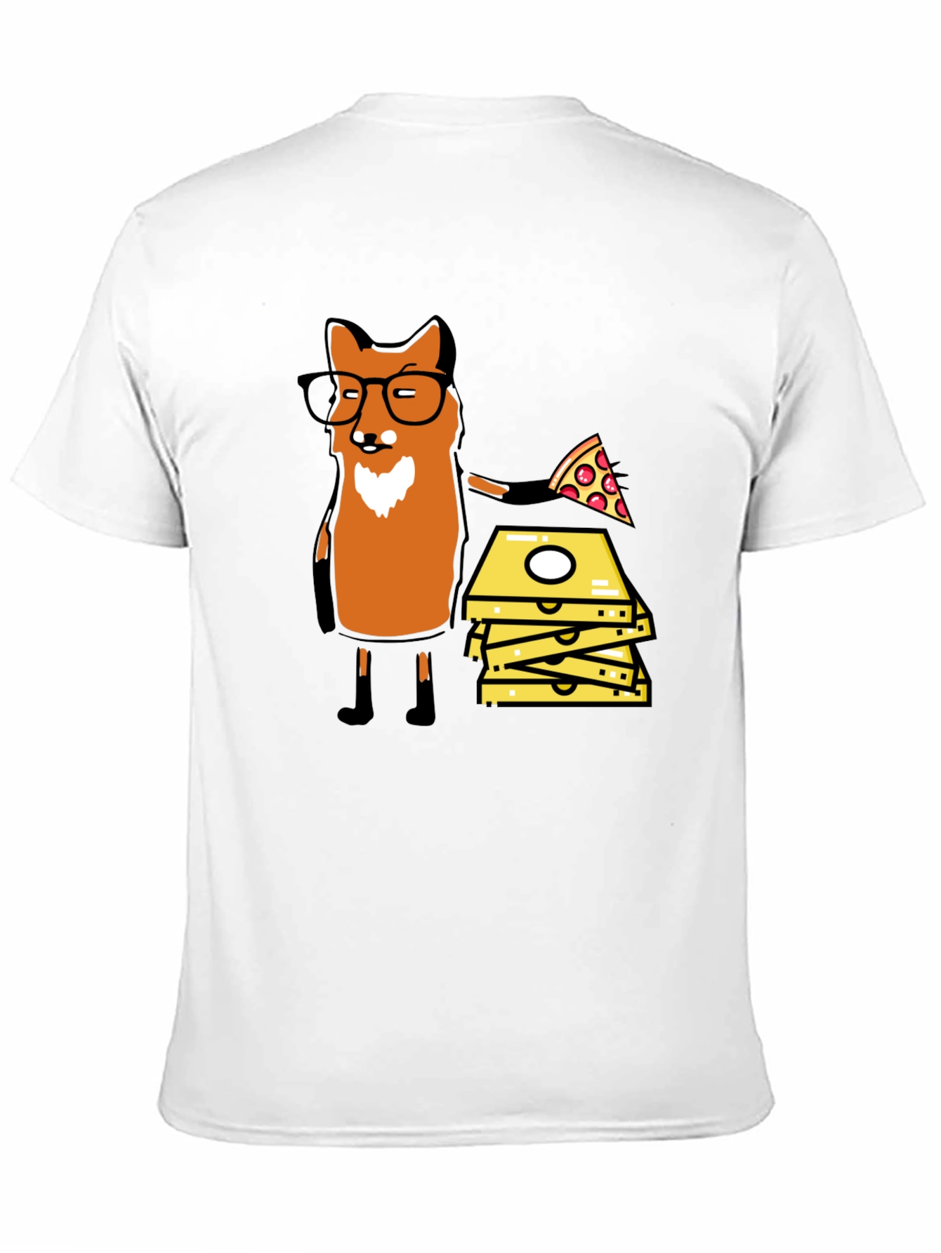 Fox Pizza Delivery T-Shirt - Funny Graphic Tee