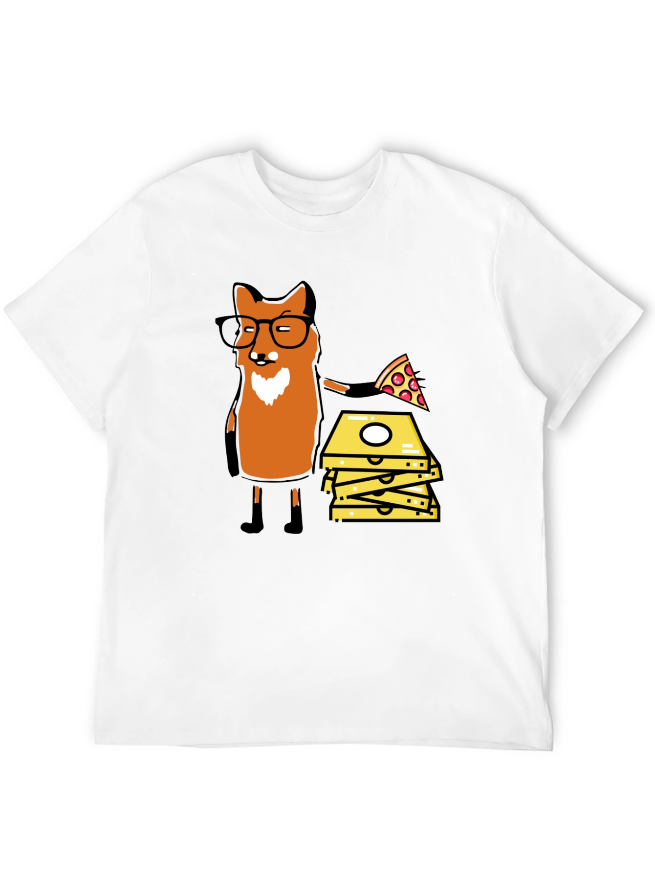 Fox Pizza Delivery T-Shirt - Funny Graphic Tee