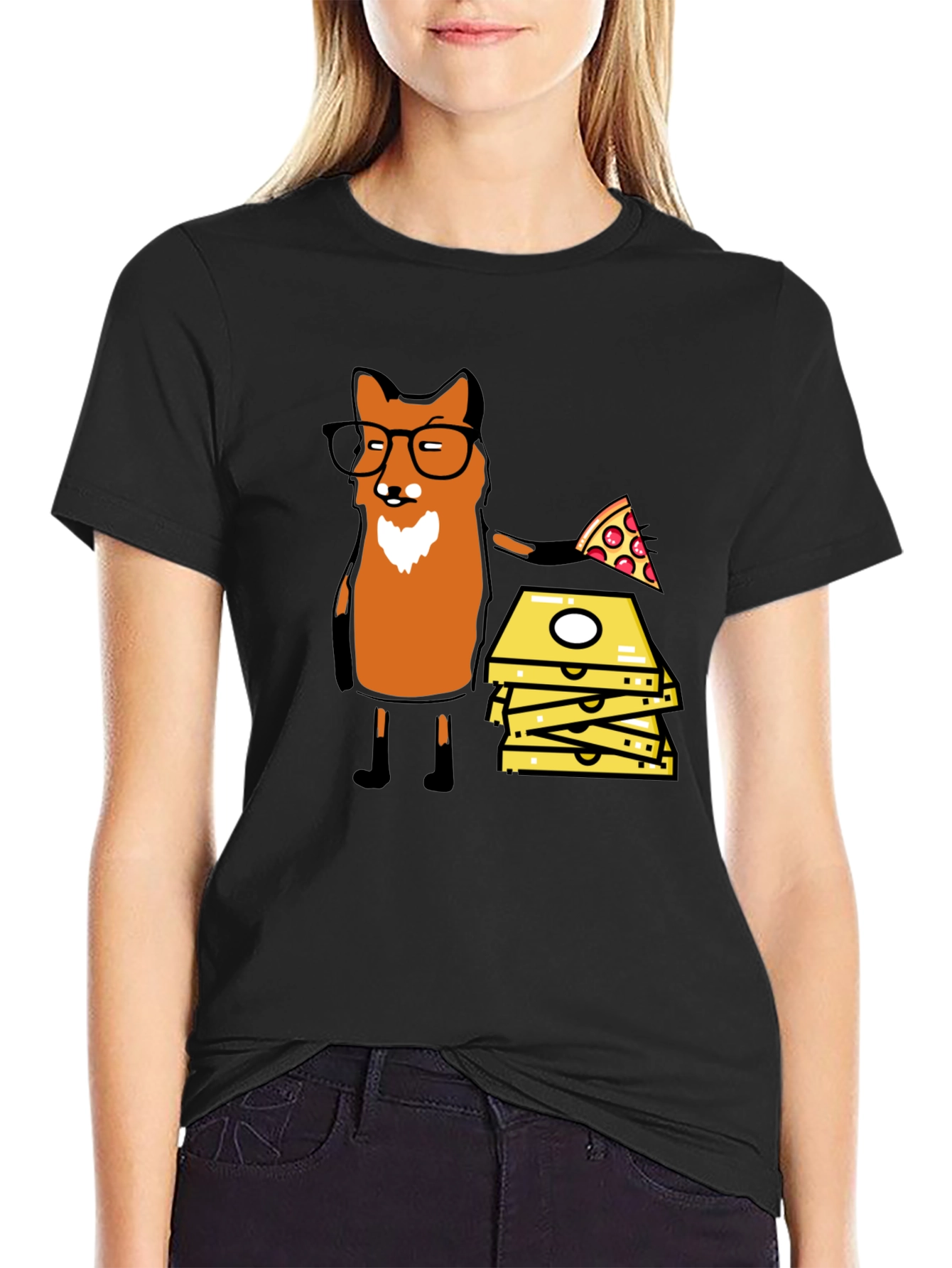 Fox Pizza Delivery T-Shirt - Funny Graphic Tee