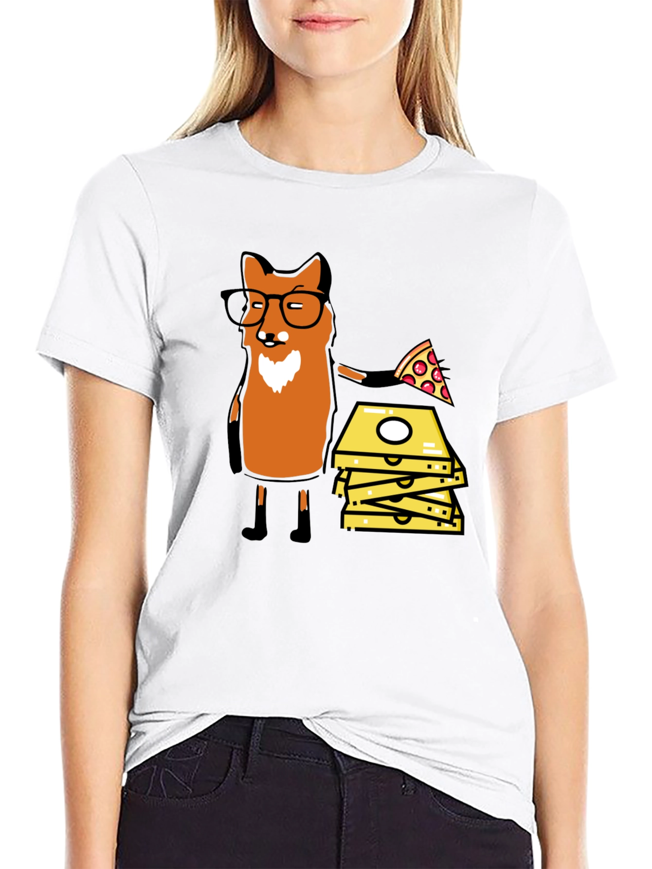 Fox Pizza Delivery T-Shirt - Funny Graphic Tee
