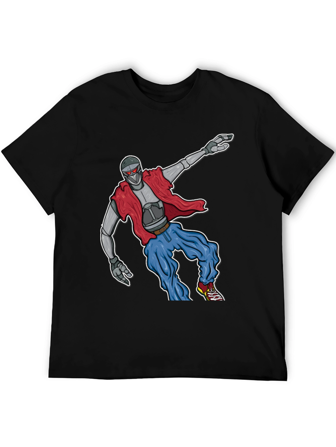 Retro Robot Graphic T-Shirt