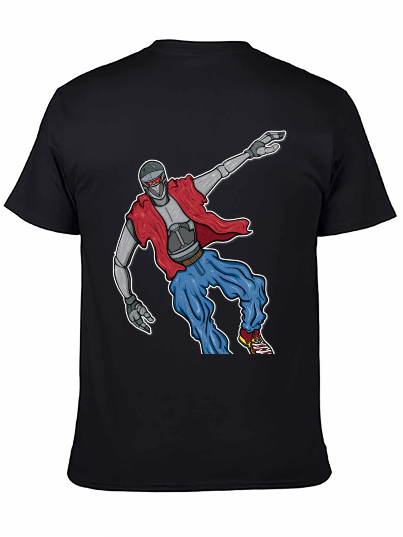 Retro Robot Graphic T-Shirt