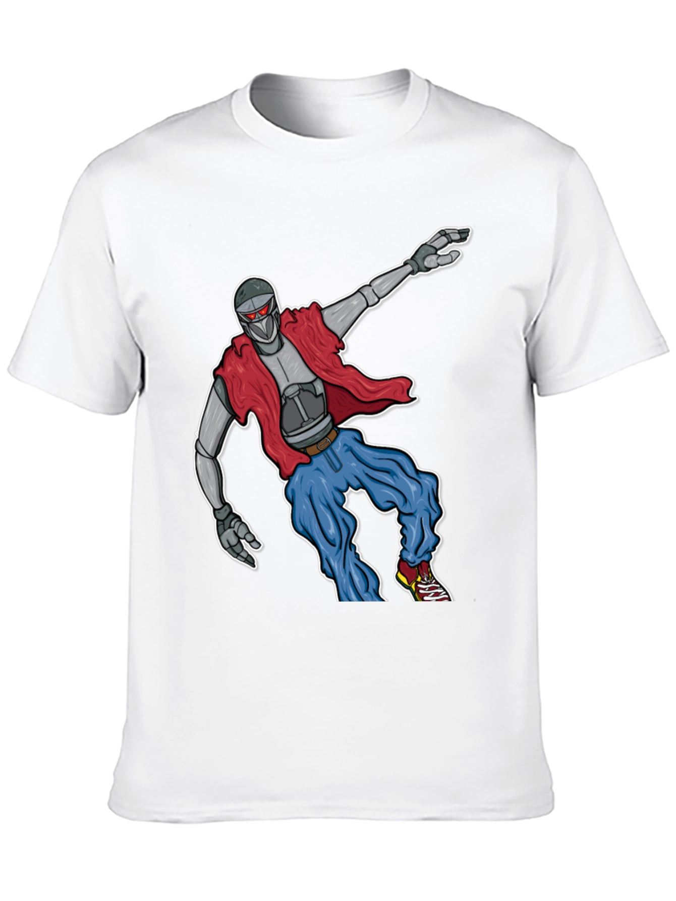 Retro Robot Graphic T-Shirt