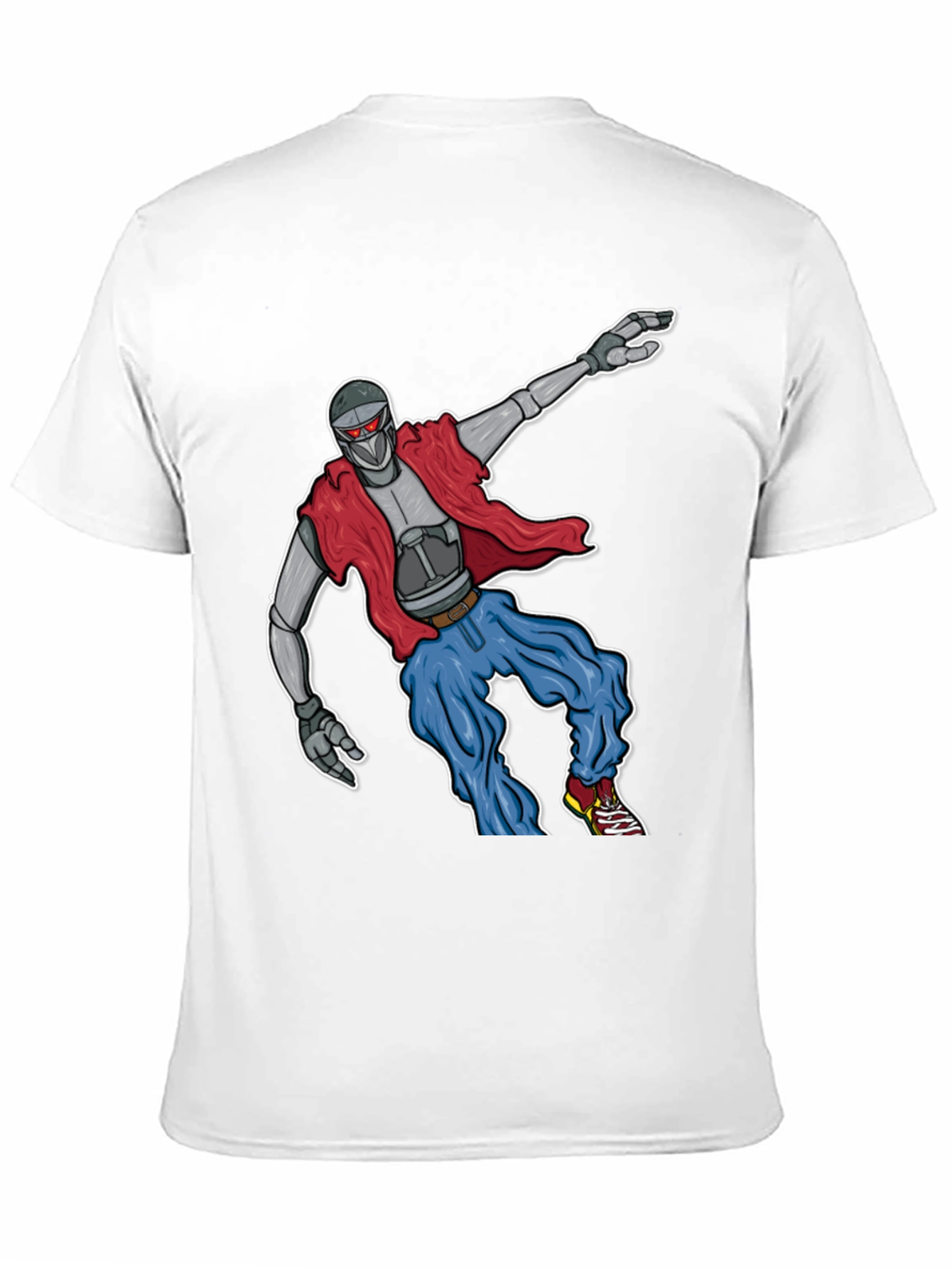 Retro Robot Graphic T-Shirt