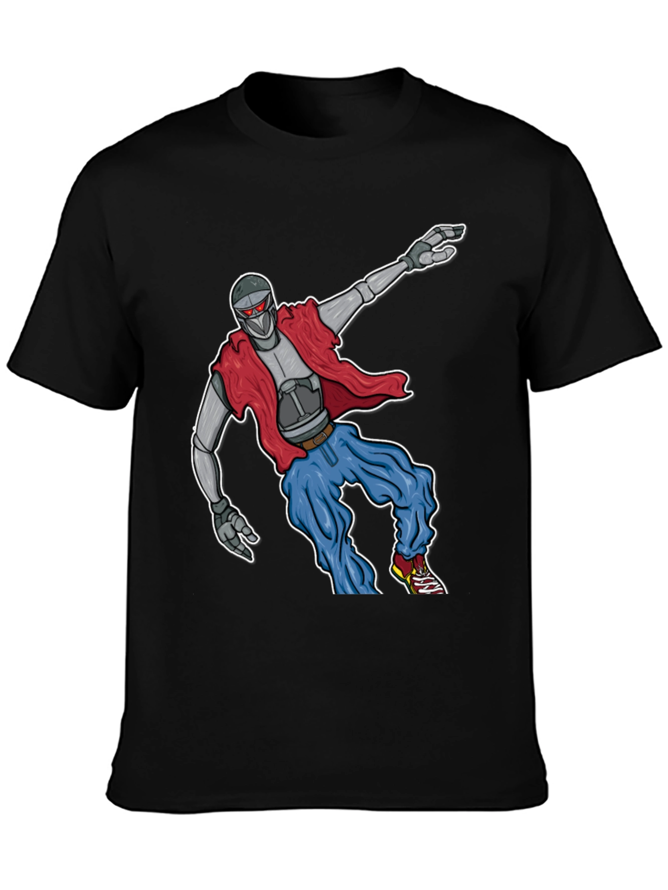 Retro Robot Graphic T-Shirt