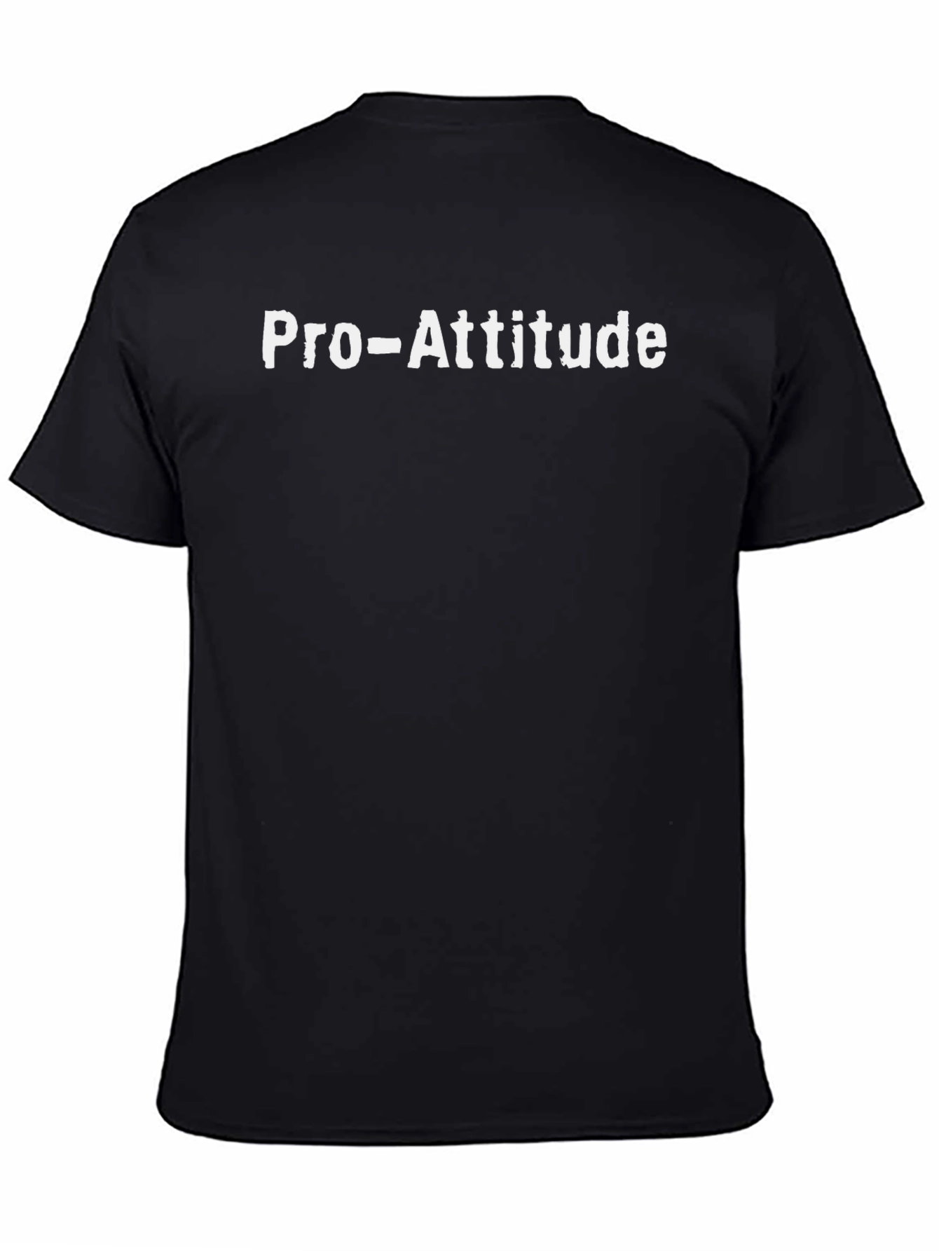 Pro-Attitude Black Cotton Graphic T-Shirt