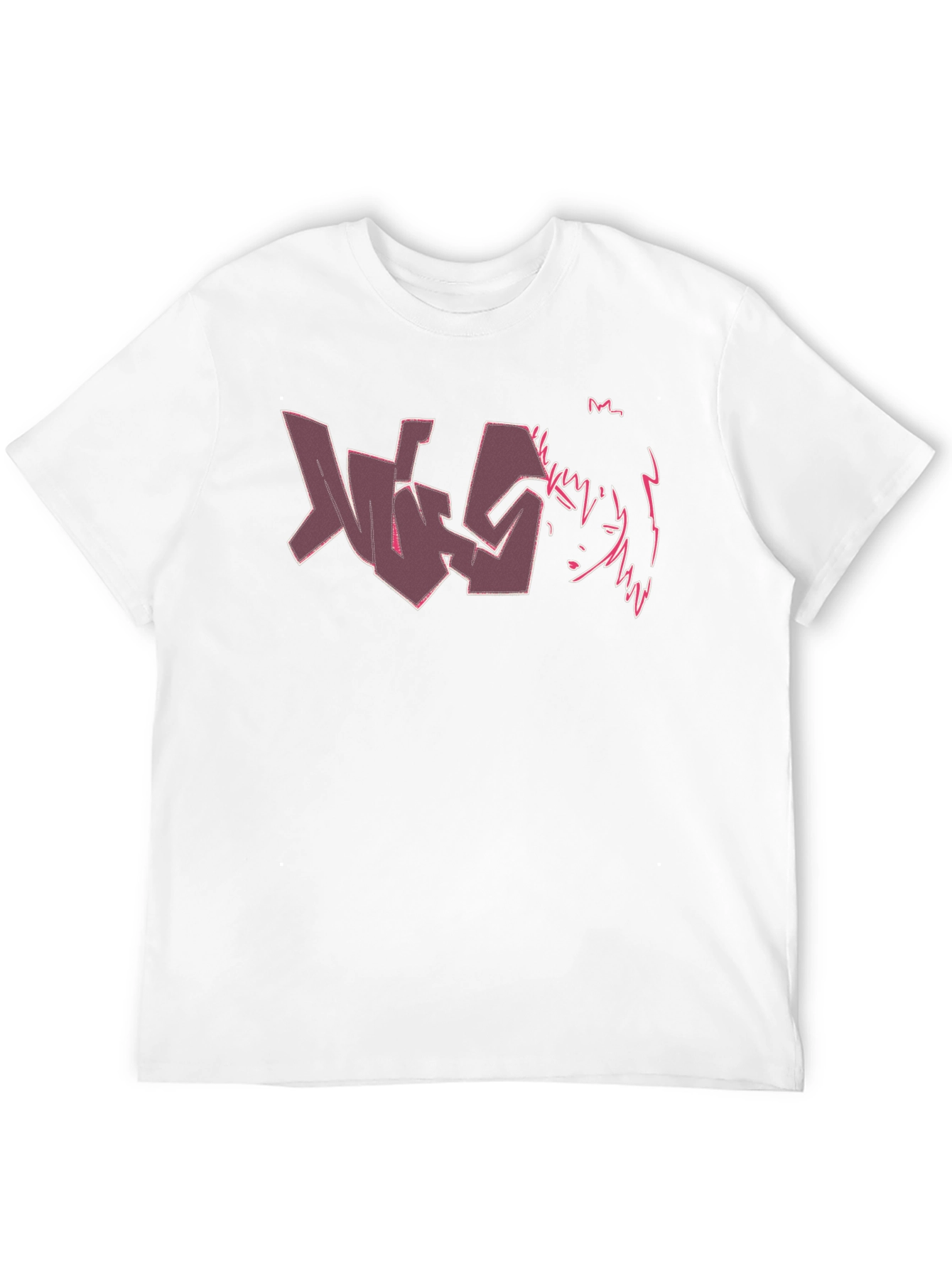 Graphic Anime Style Black T-Shirt