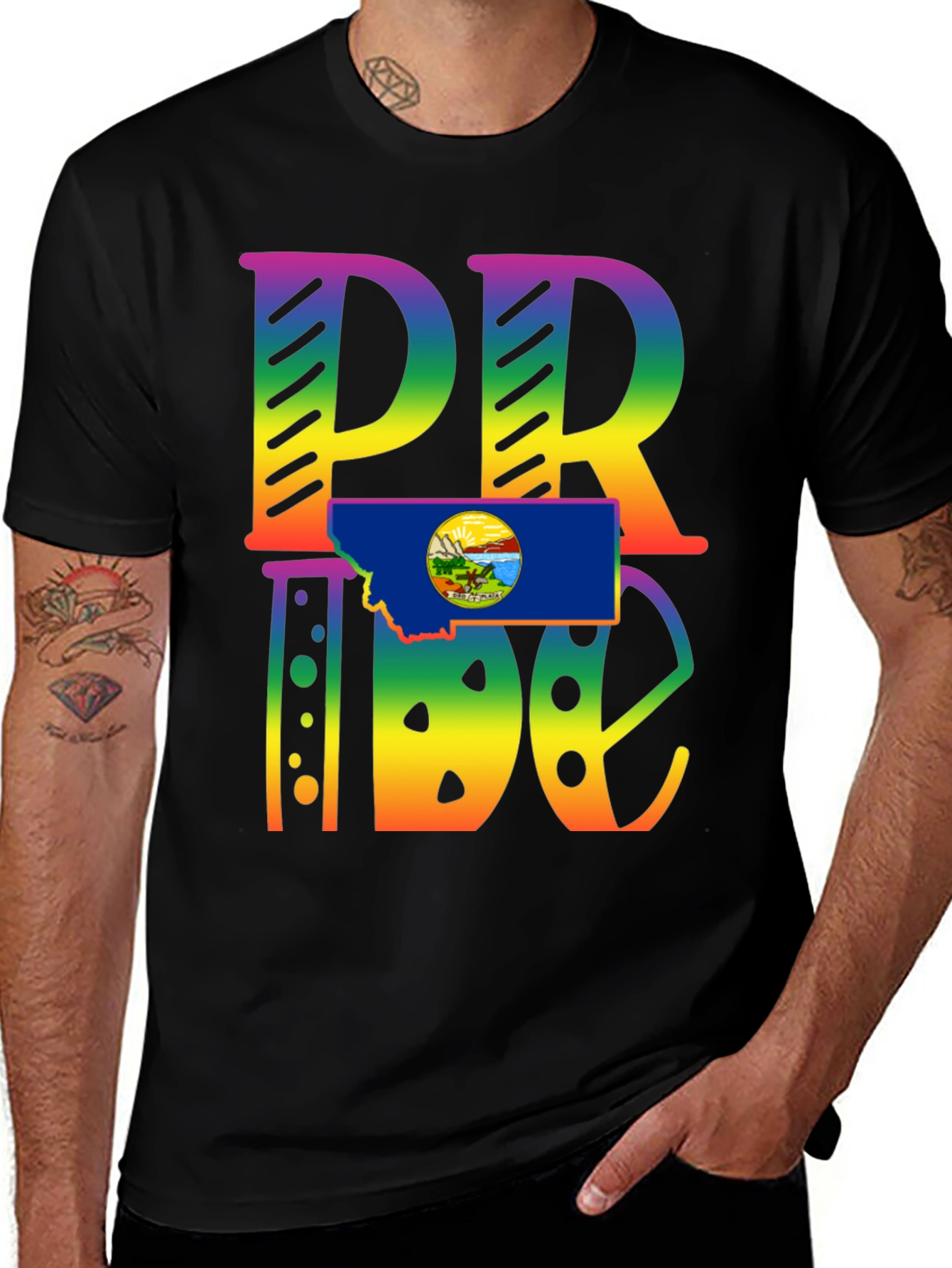 Montana Pride Rainbow T-Shirt