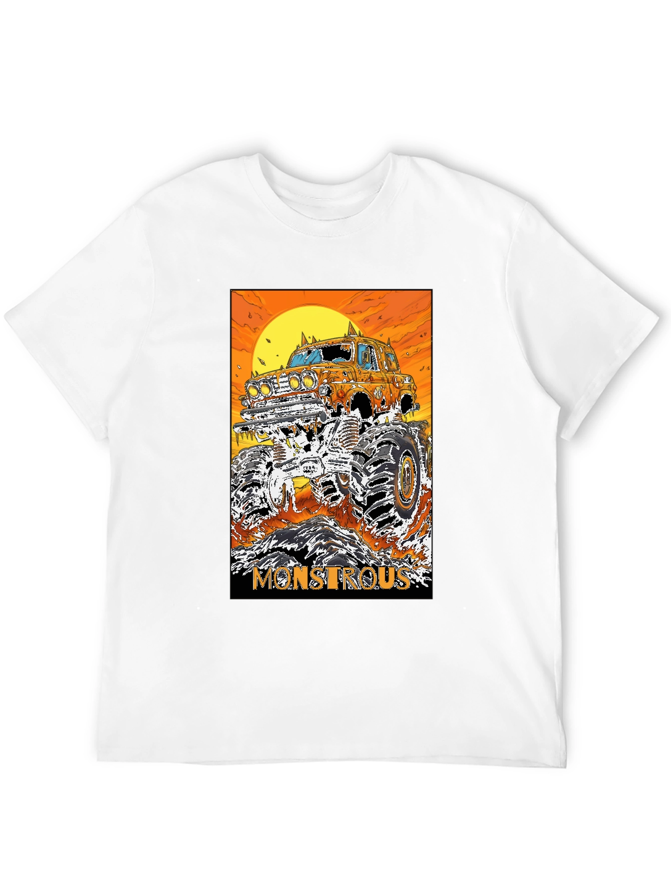 Monstrous Graphic Tee - Monster Truck T-Shirt