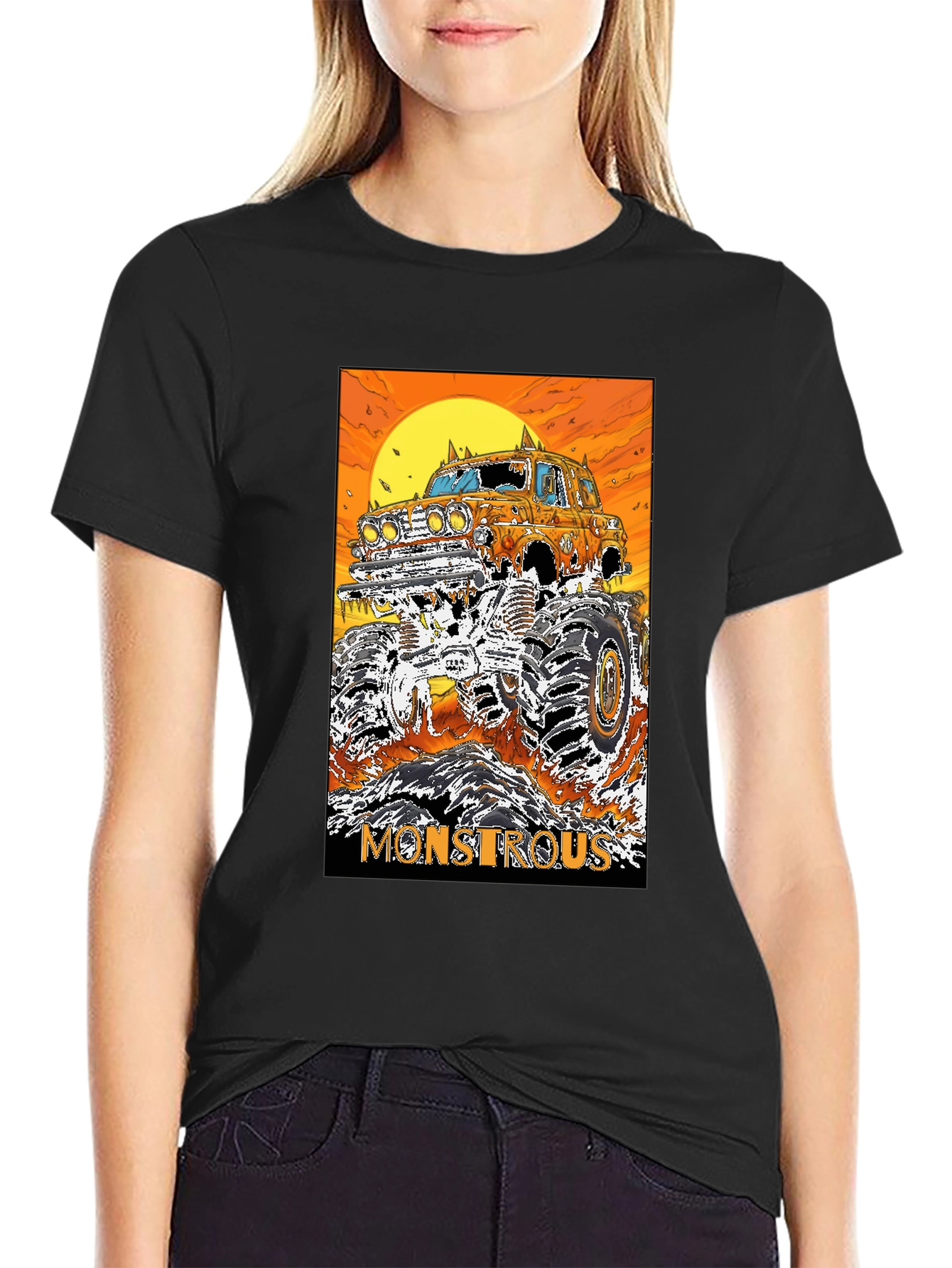 Monstrous Graphic Tee - Monster Truck T-Shirt