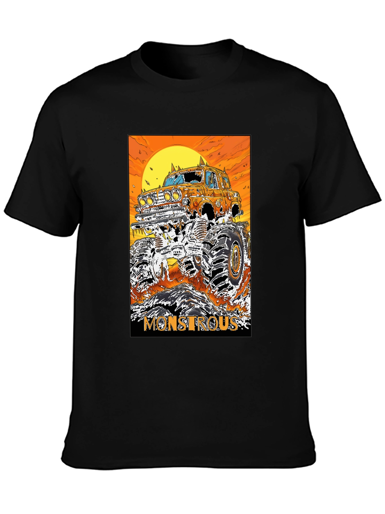 Monstrous Graphic Tee - Monster Truck T-Shirt