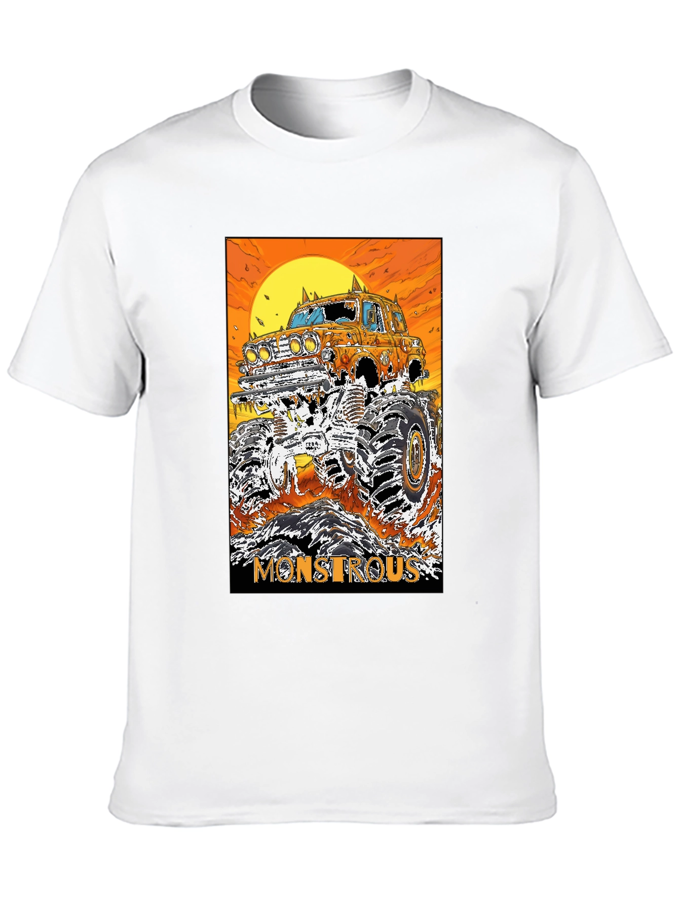 Monstrous Graphic Tee - Monster Truck T-Shirt