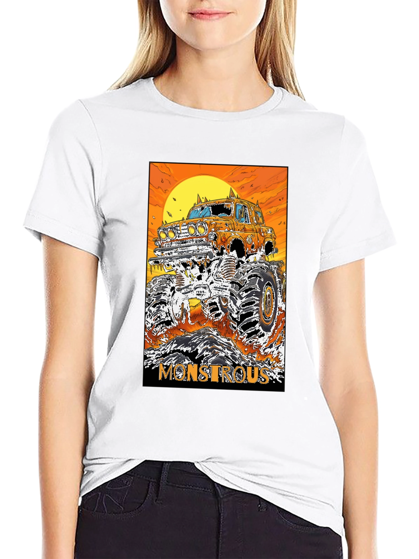 Monstrous Graphic Tee - Monster Truck T-Shirt