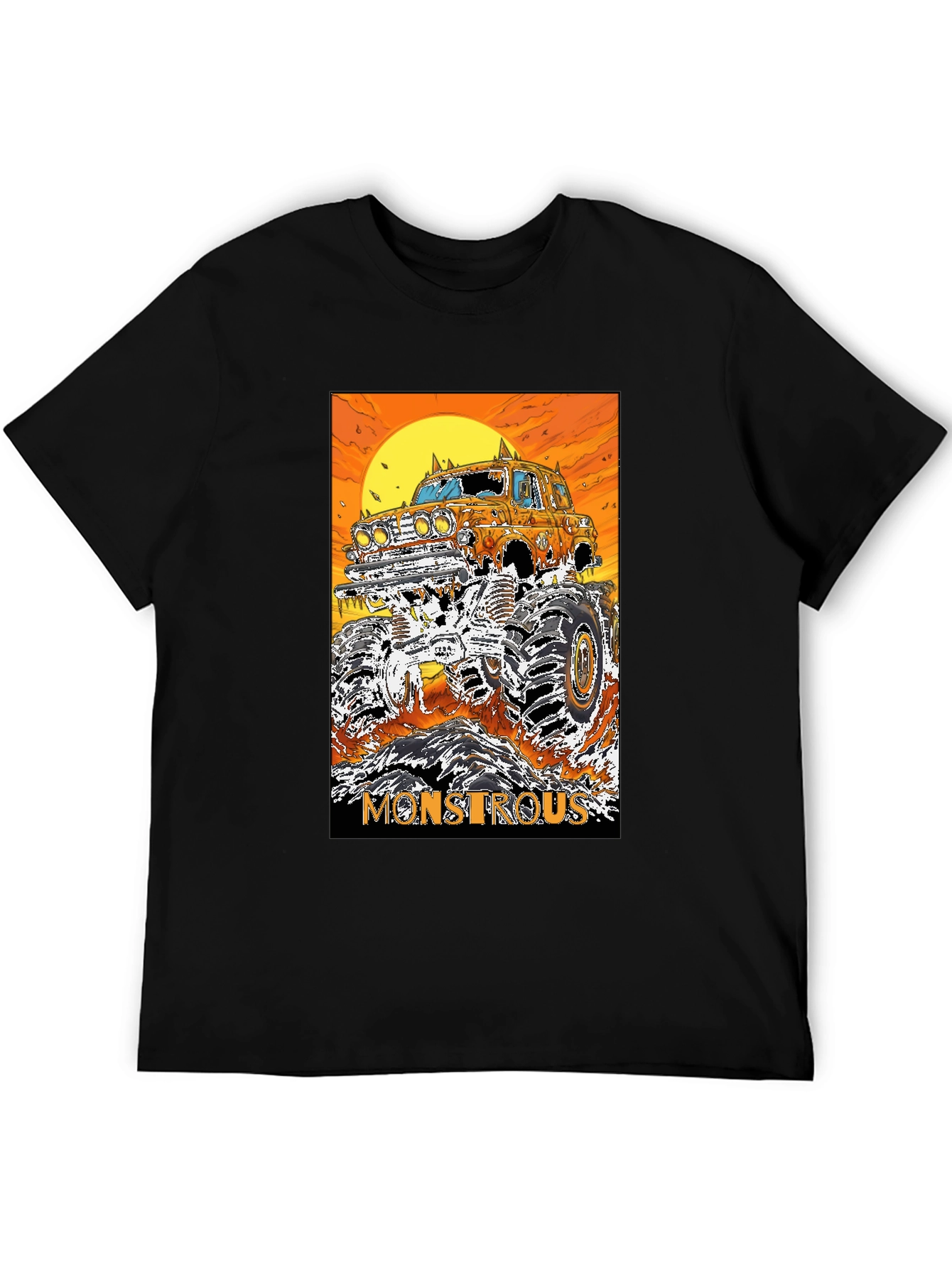 Monstrous Graphic Tee - Monster Truck T-Shirt