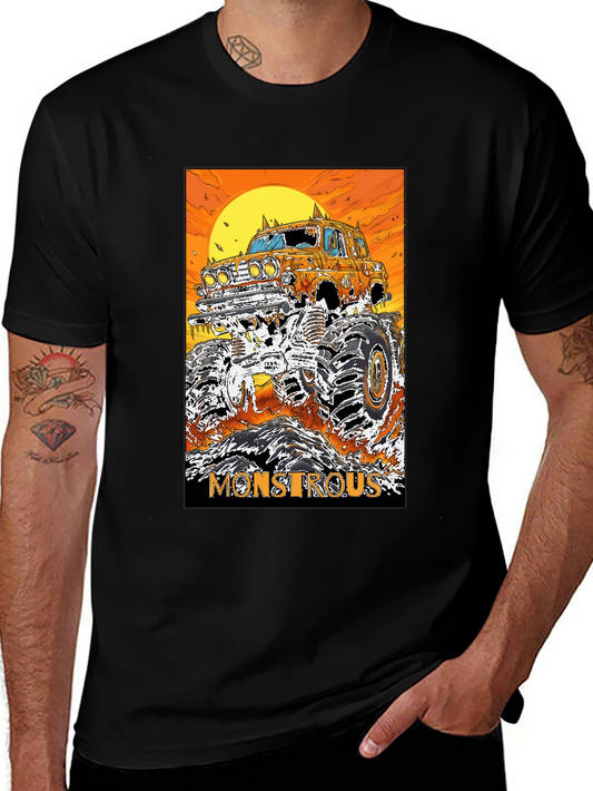 Monstrous Graphic Tee - Monster Truck T-Shirt
