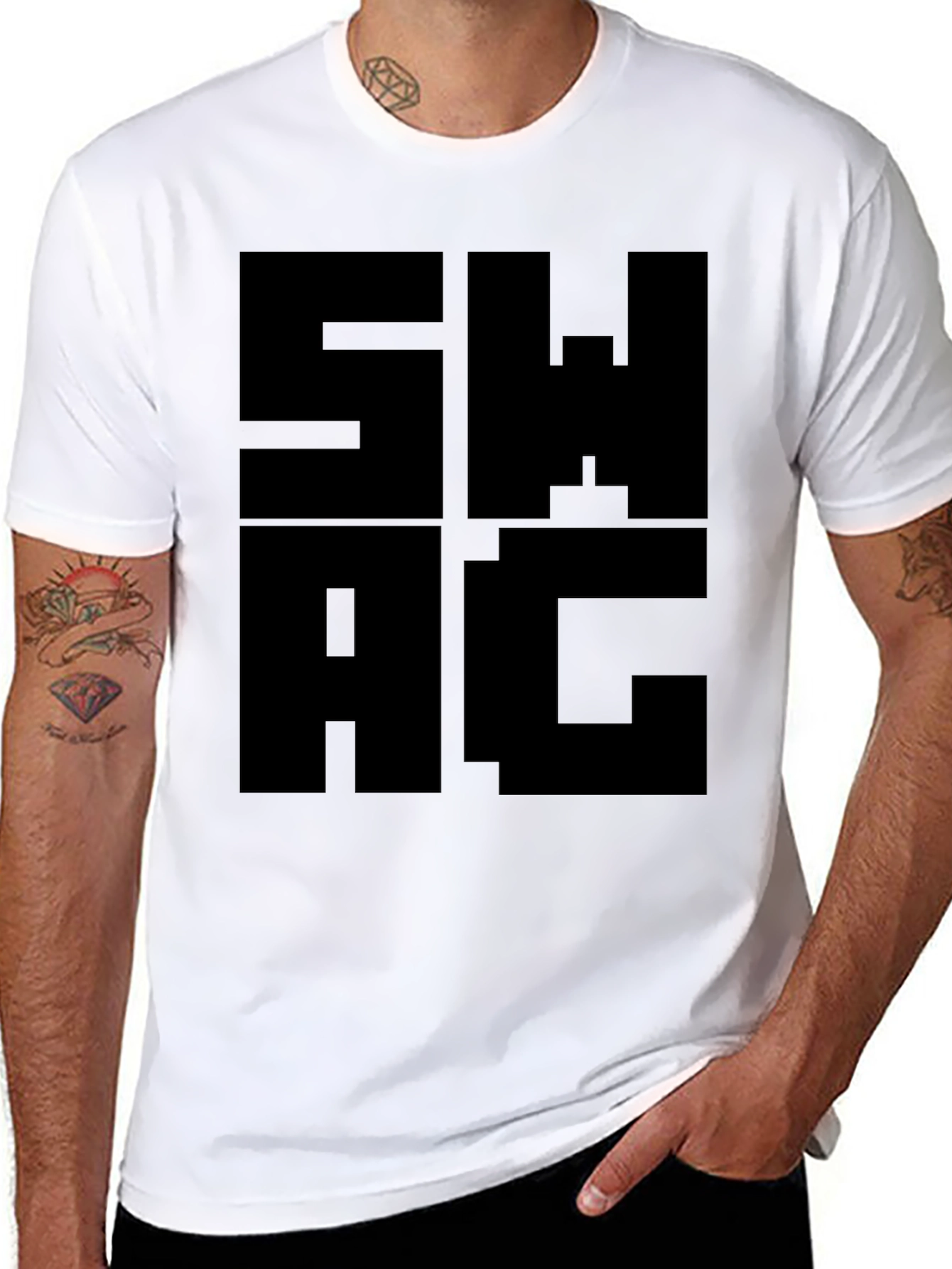 Bold SHAC Graphic Tee - Modern Streetwear Style