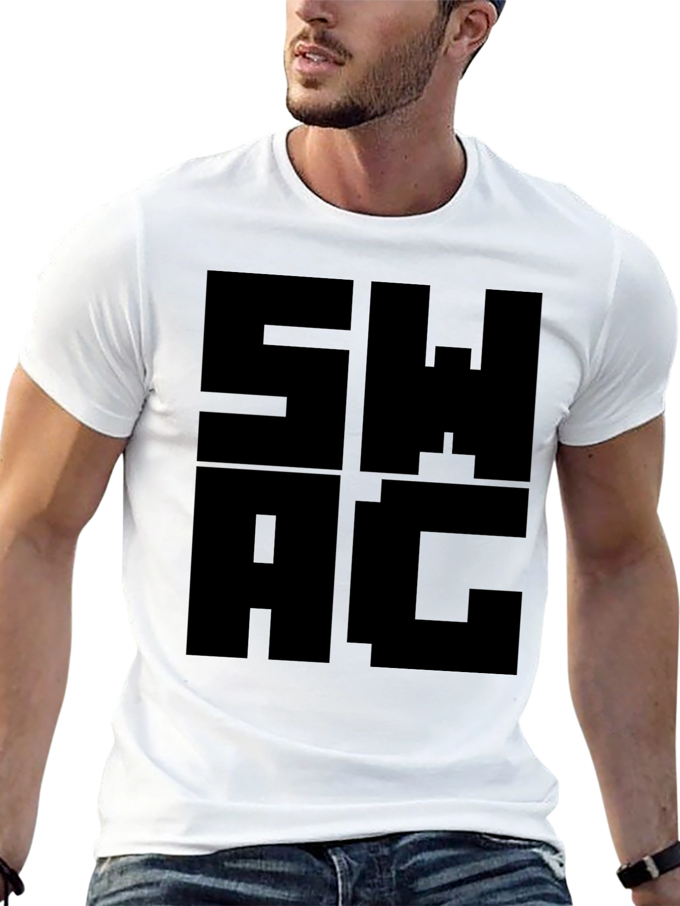 Bold SHAC Graphic Tee - Modern Streetwear Style