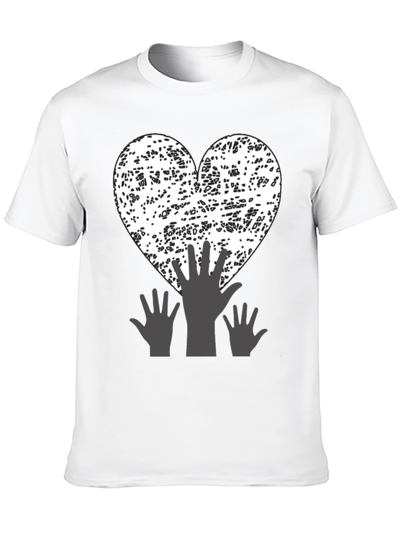 Abstract Heart Hands T-Shirt