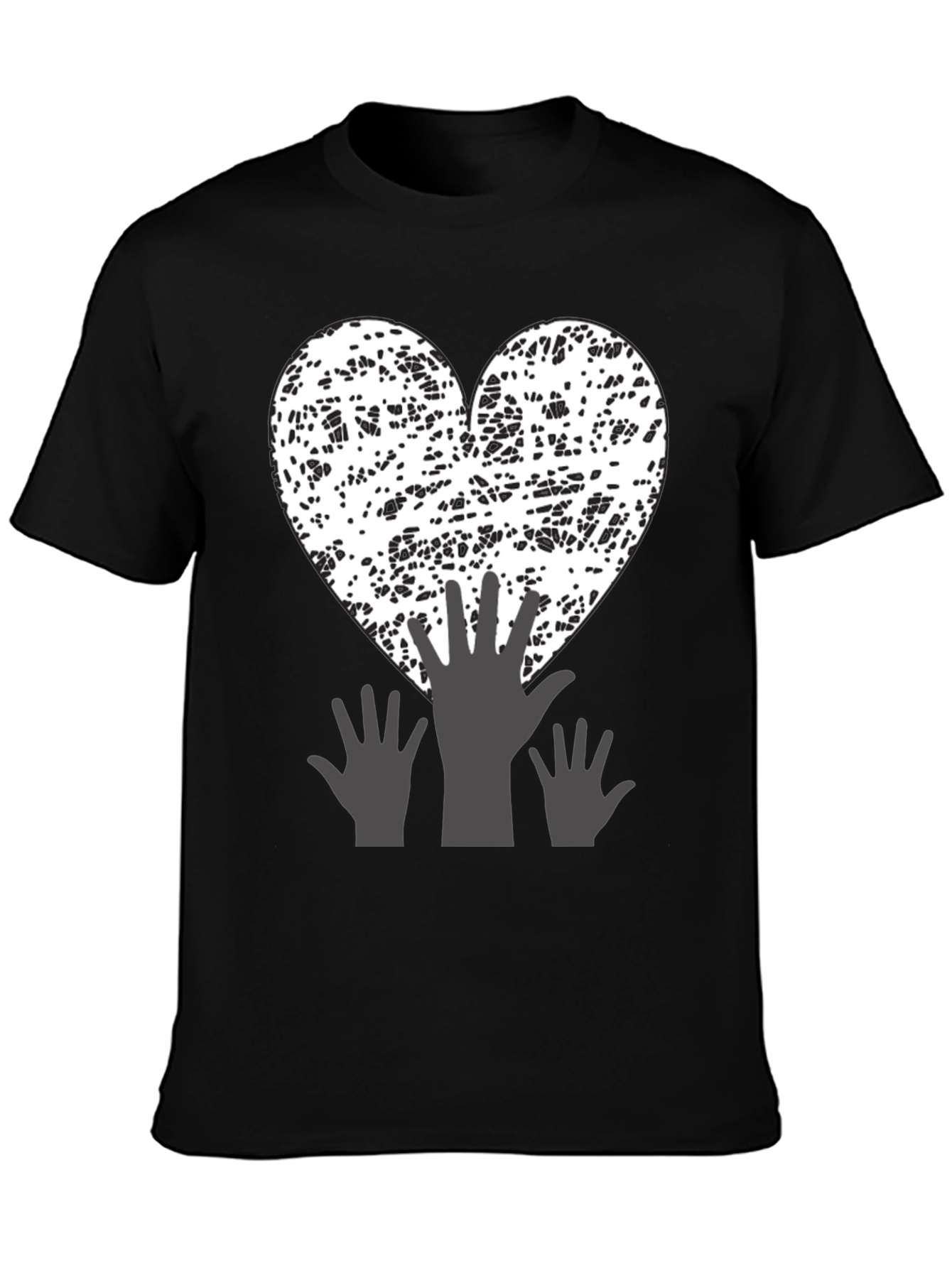 Abstract Heart Hands T-Shirt