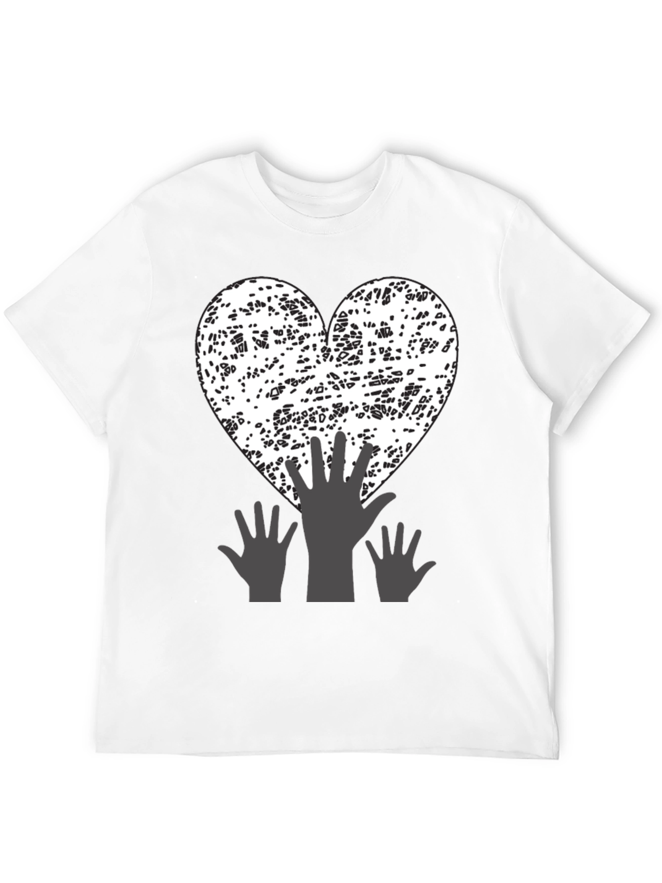 Abstract Heart Hands T-Shirt