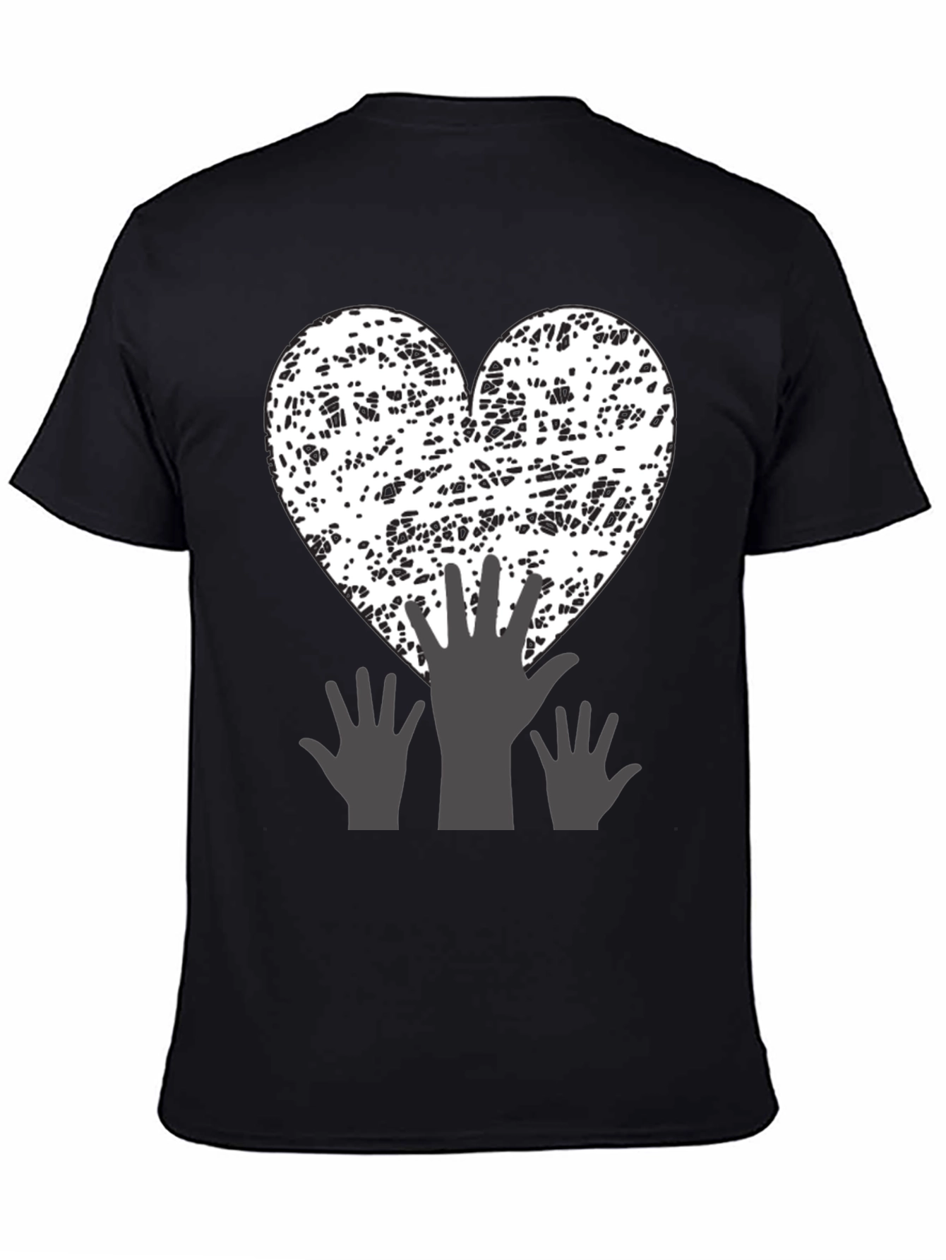 Abstract Heart Hands T-Shirt