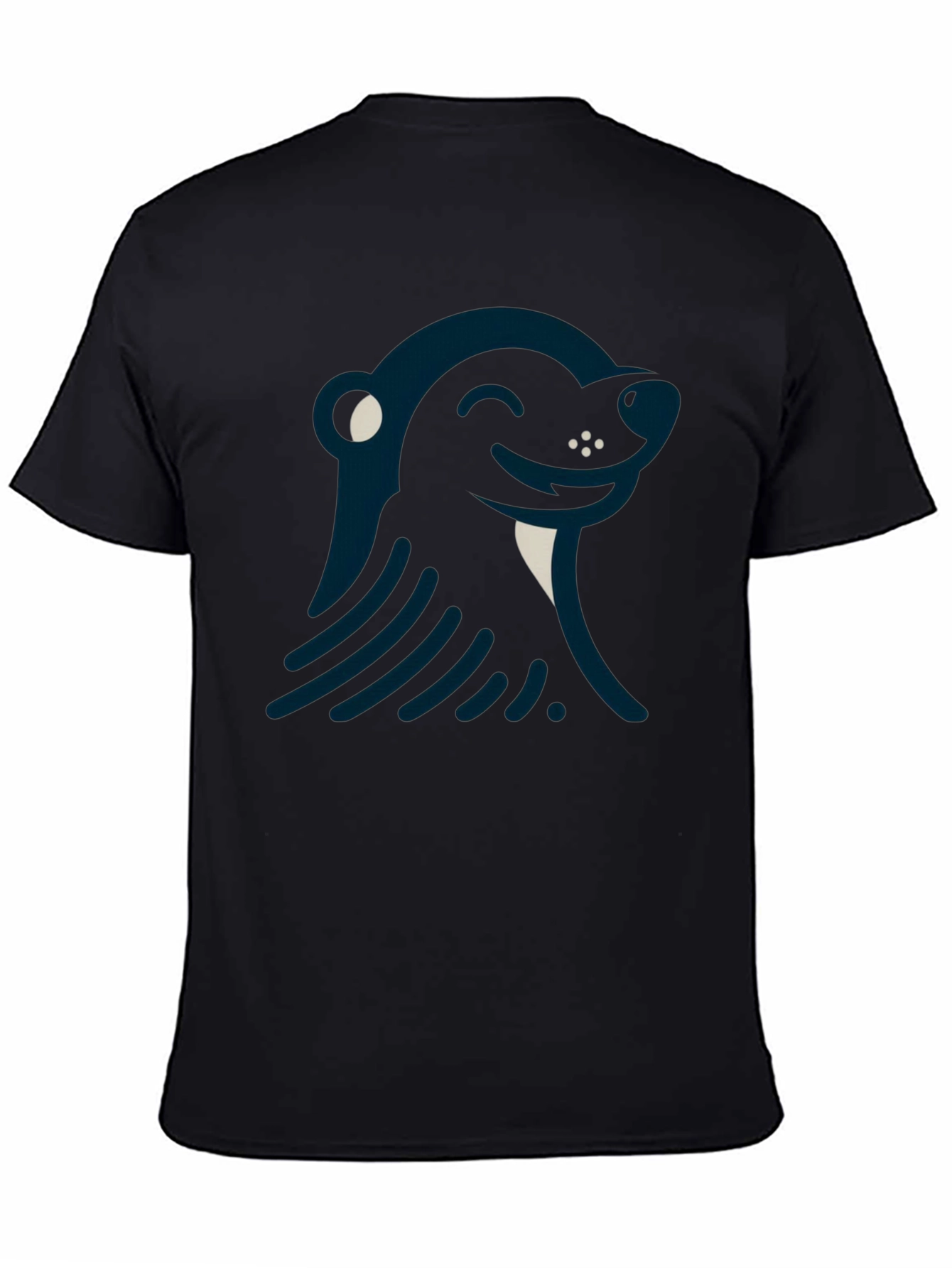 Cool Graphic Tee - Smiling Wolverine Design