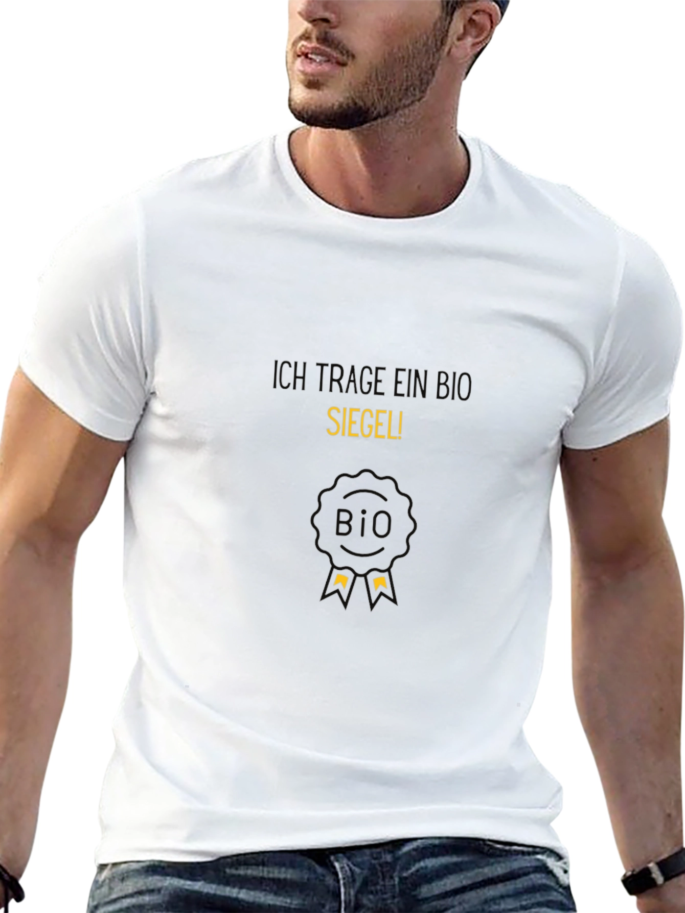 I wear a BIO seal! Black T-Shirt