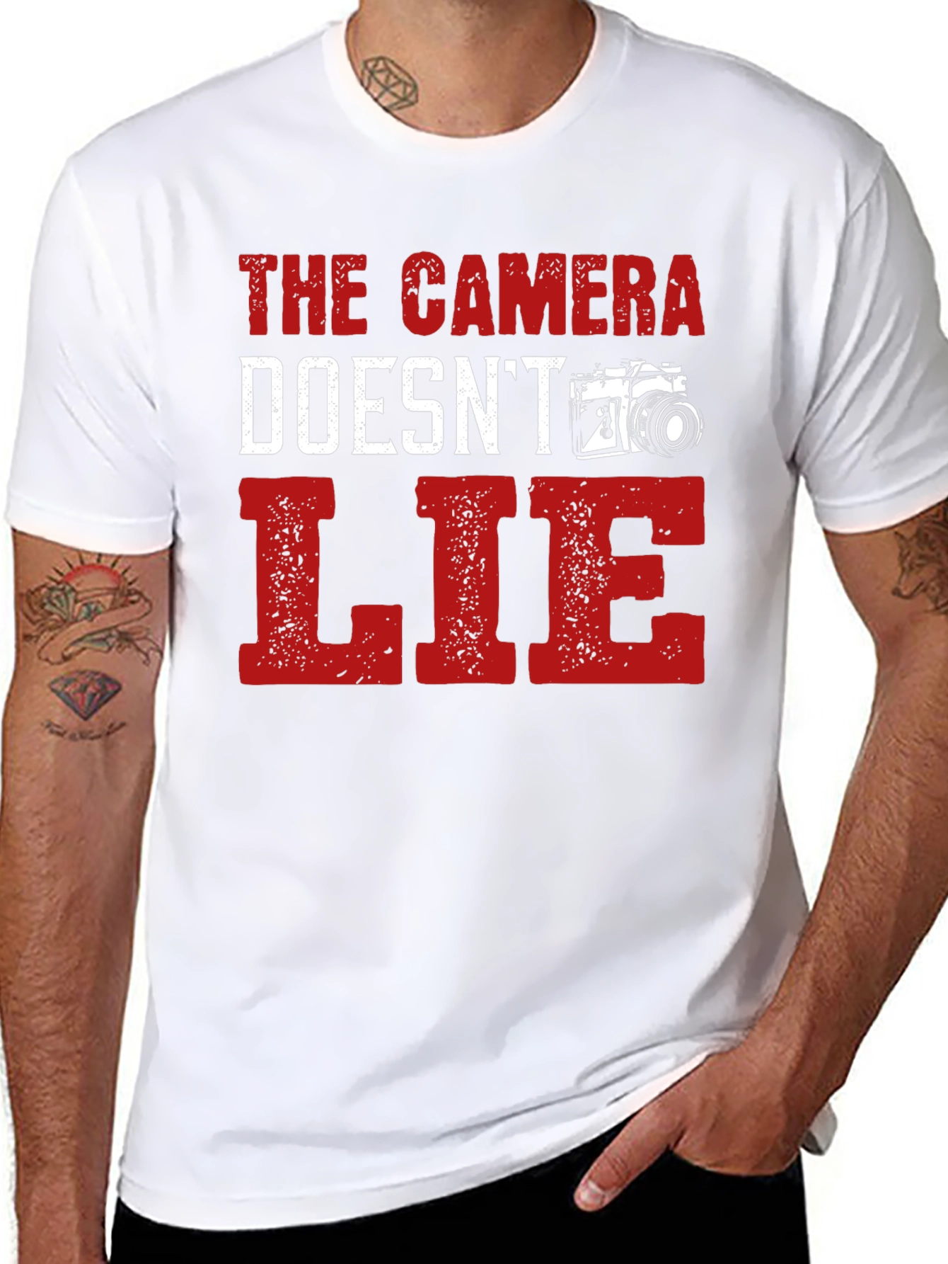 The Camera Doesnt Lie Graphic T-Shirt