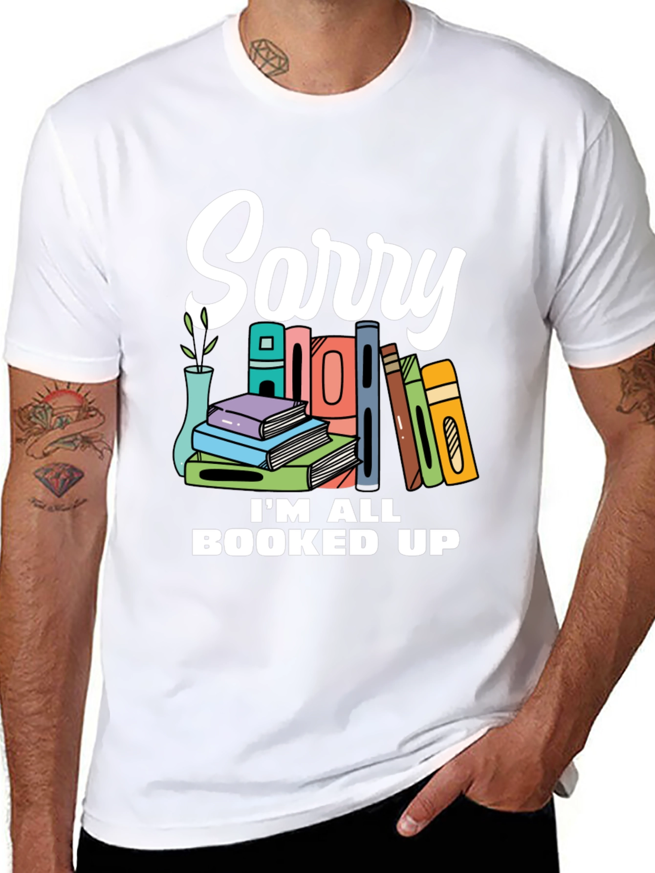 Booked Up T-Shirt - For Book Lovers!