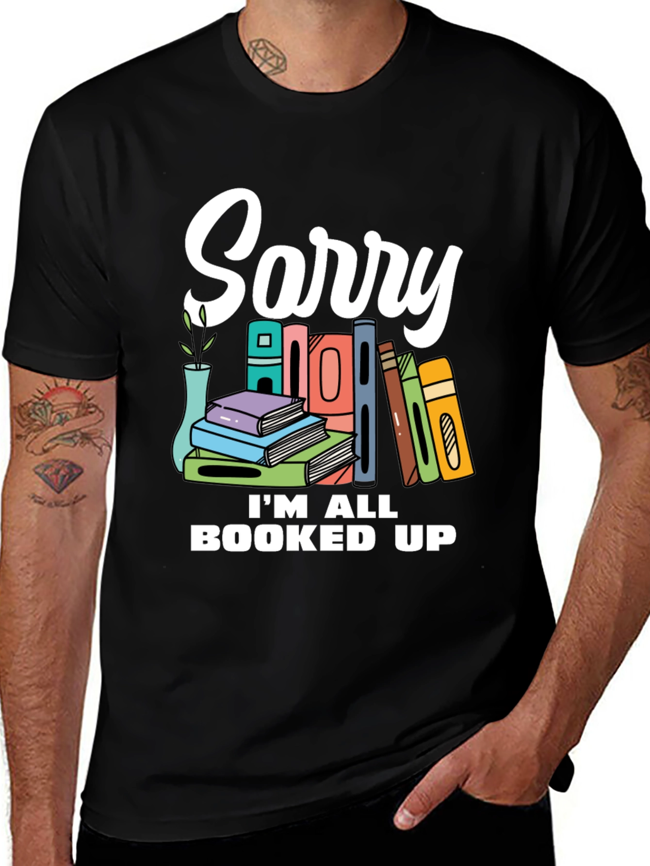 Booked Up T-Shirt - For Book Lovers!