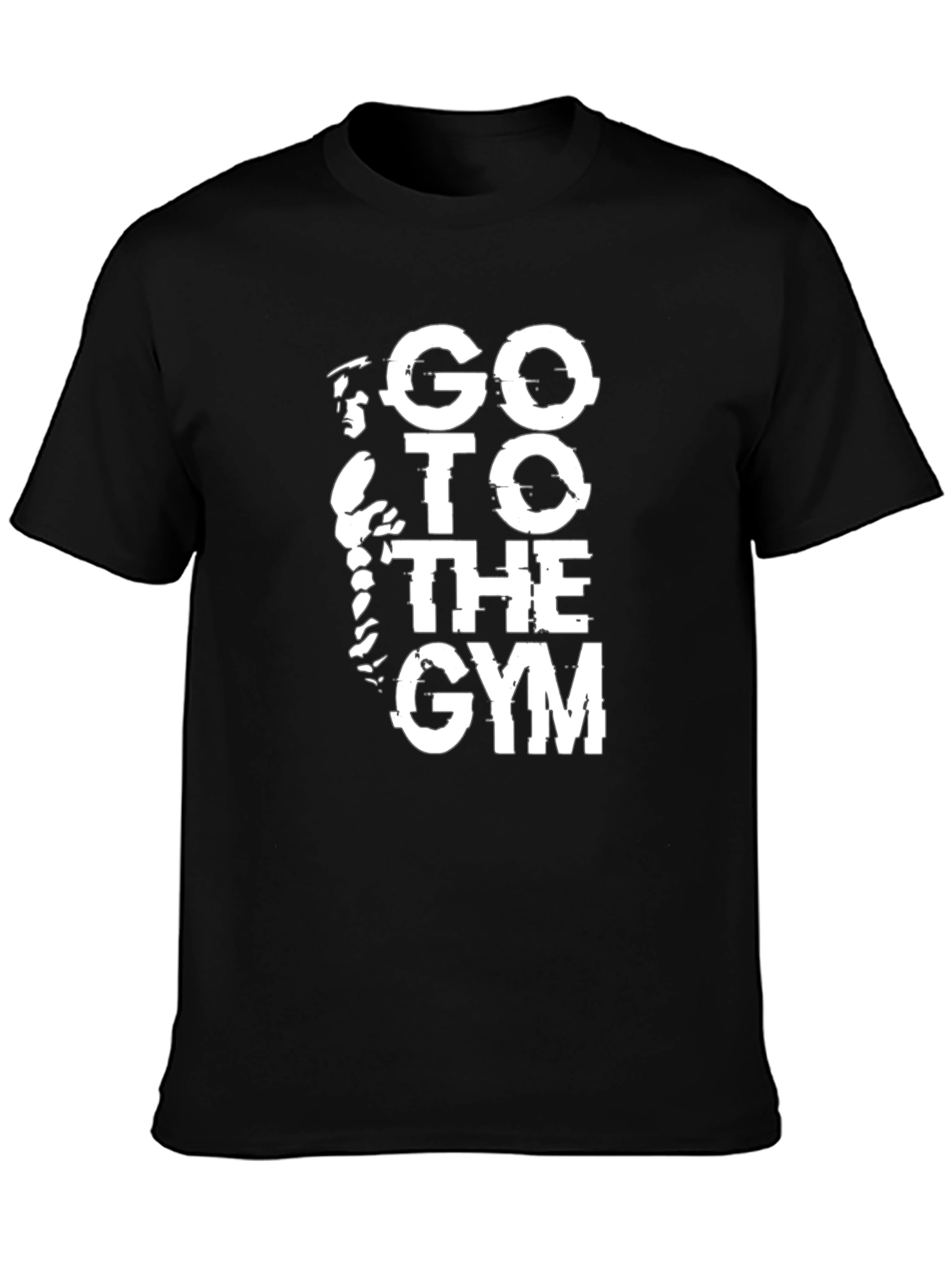 Go To The Gym Black T-Shirt