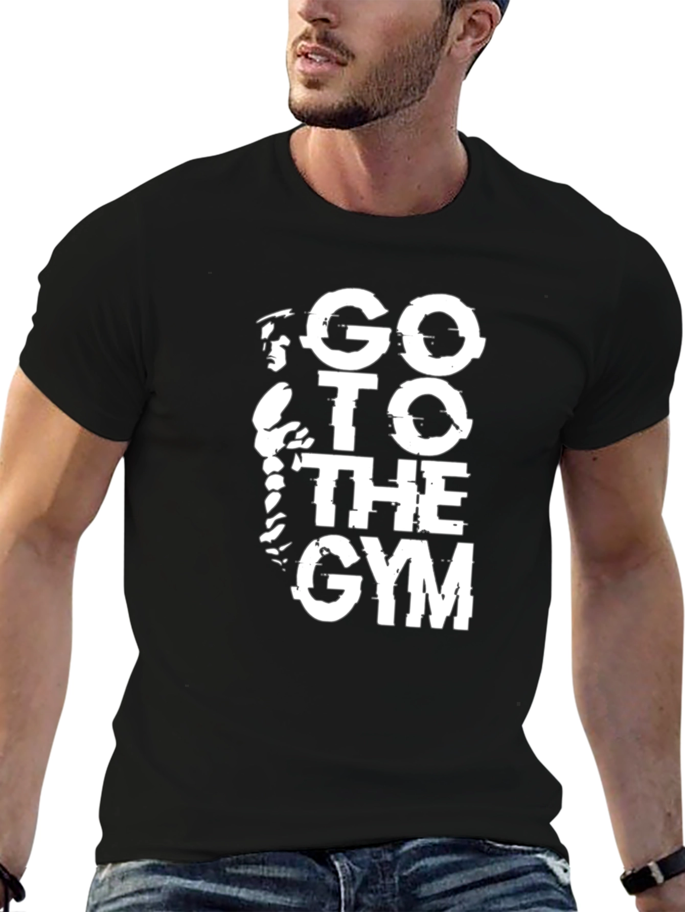 Go To The Gym Black T-Shirt