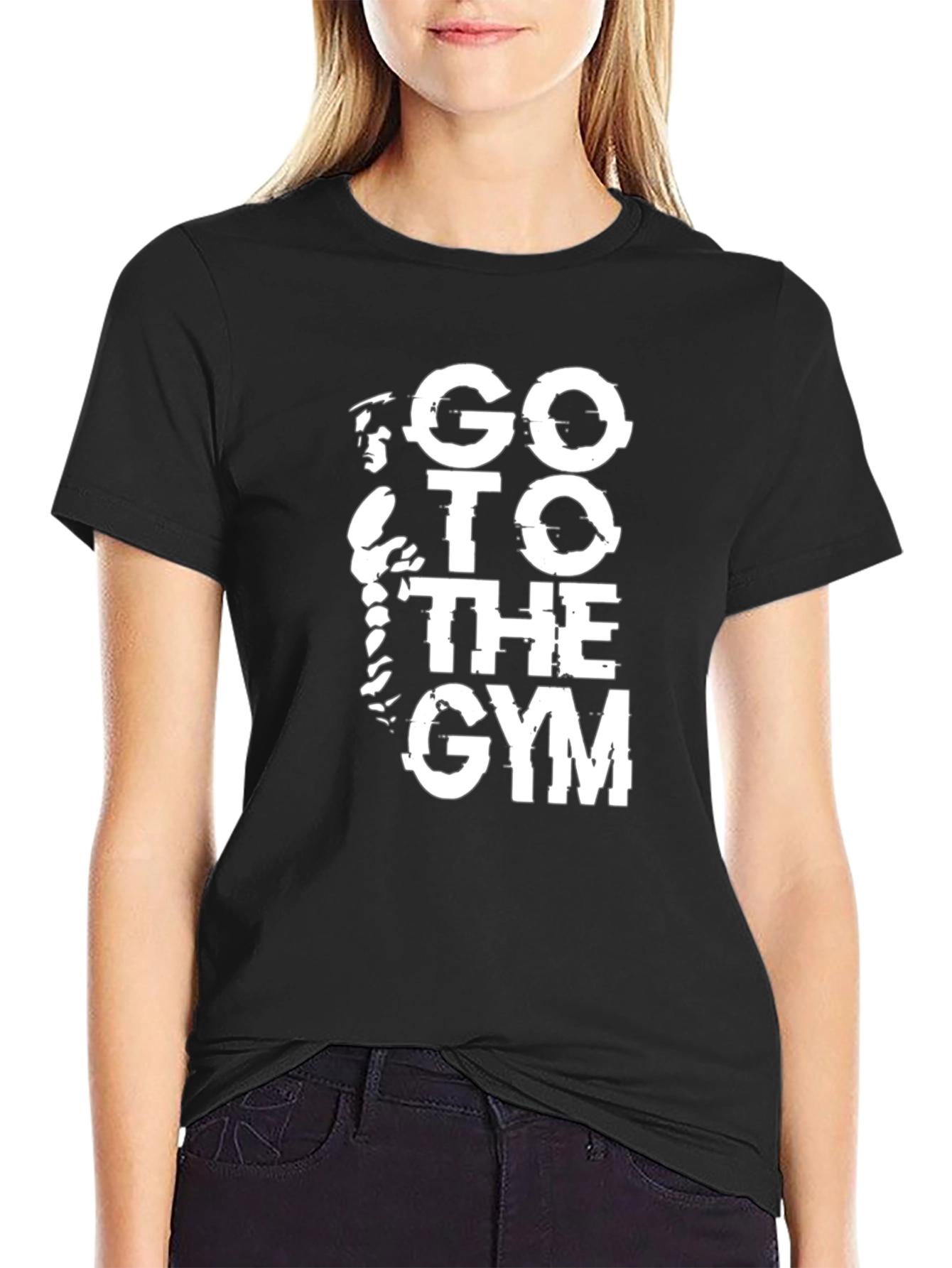 Go To The Gym Black T-Shirt