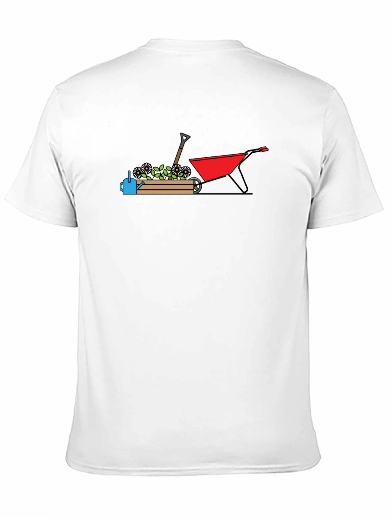 Gardening Graphic T-Shirt - Black Crew Neck Tee